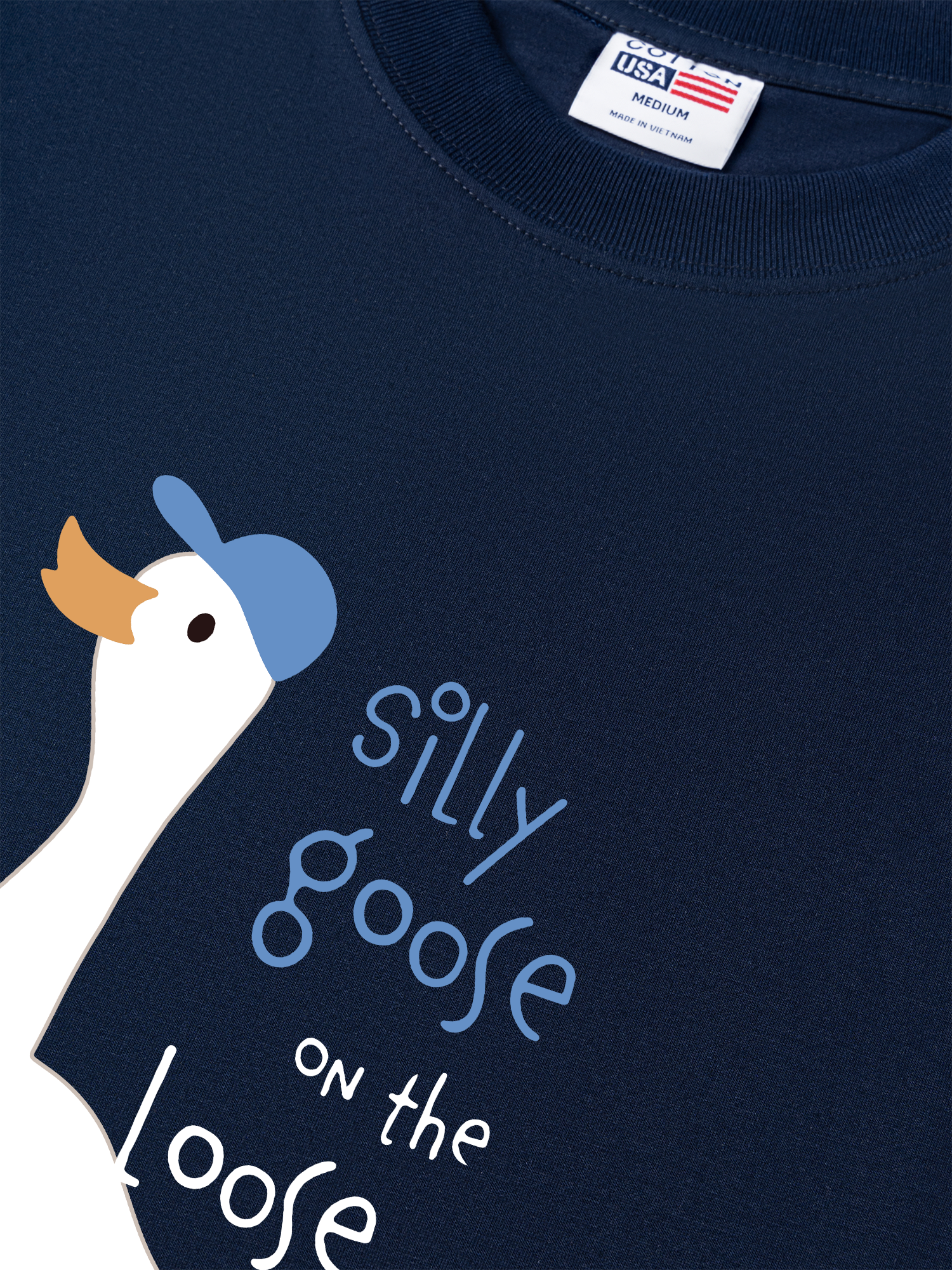 Áo Thun Relaxed Fit Farm Silly Goose On The Loose