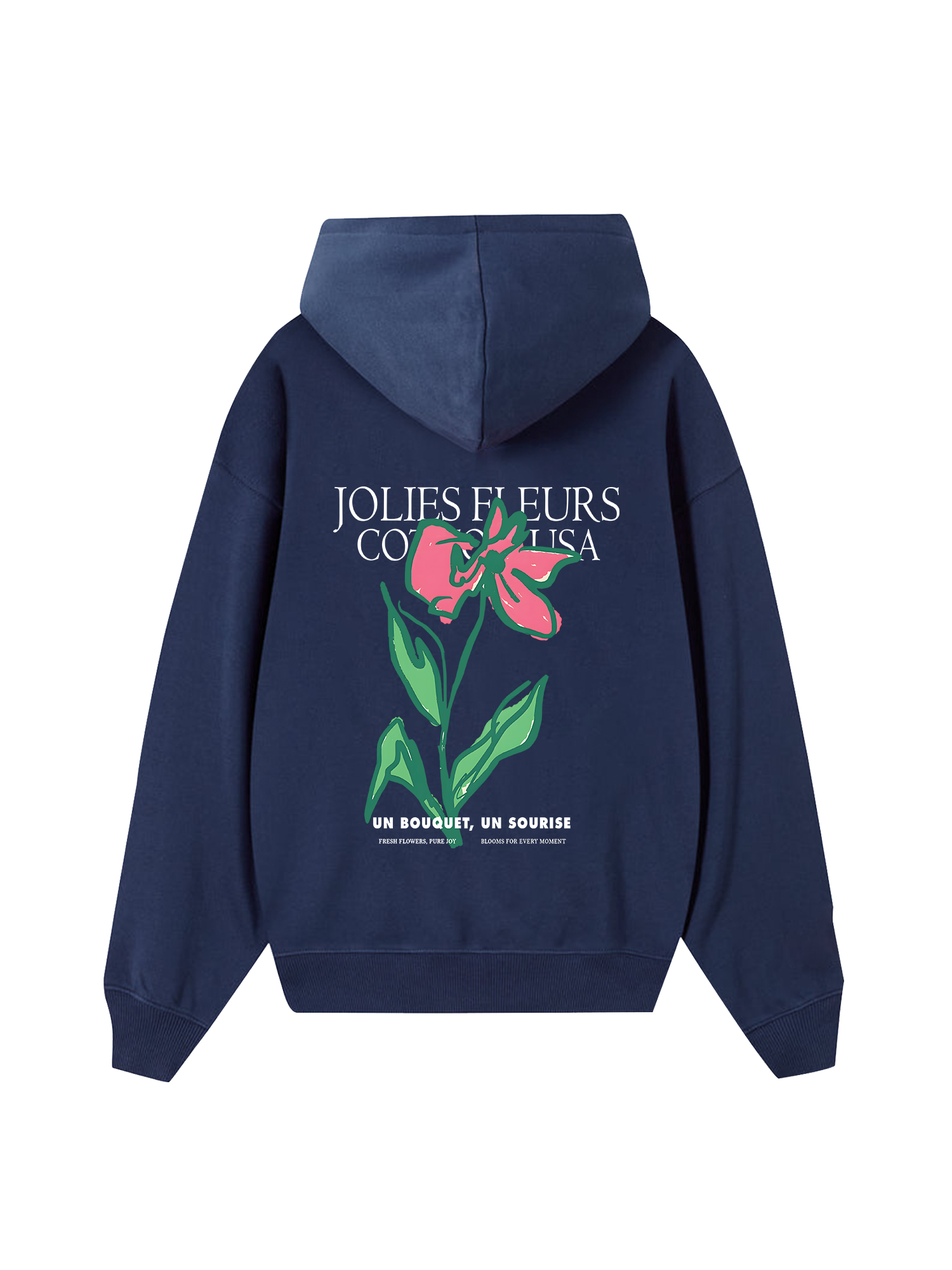 Floral Jolies Fleurs Hoodie