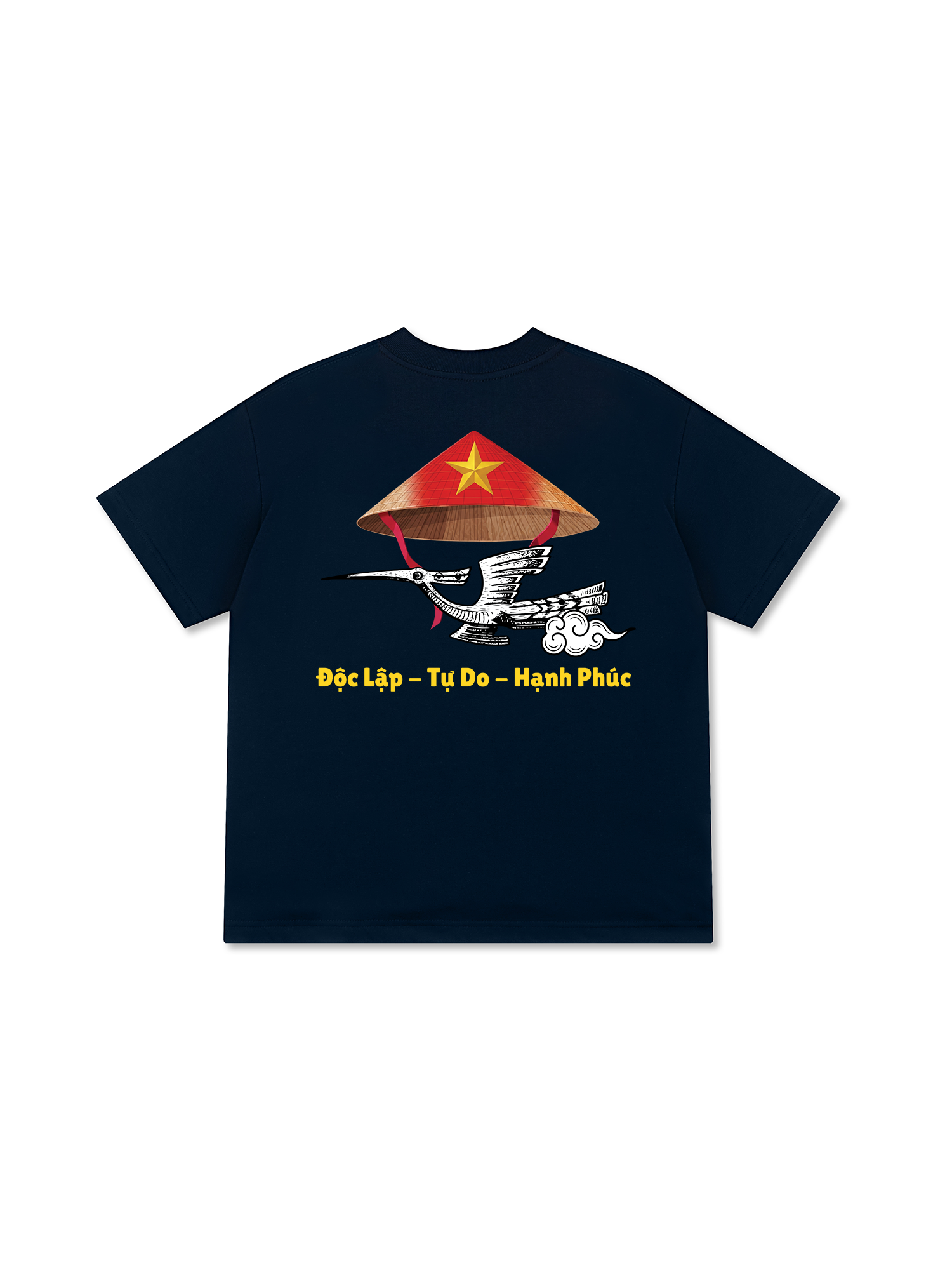 Áo Thun Relaxed Fit Độc Lập Tự Do Hạnh Phúc