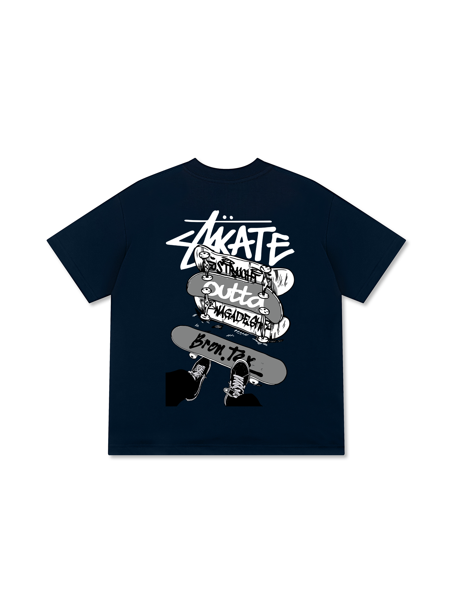Áo Thun Relaxed Fit Skate Stack