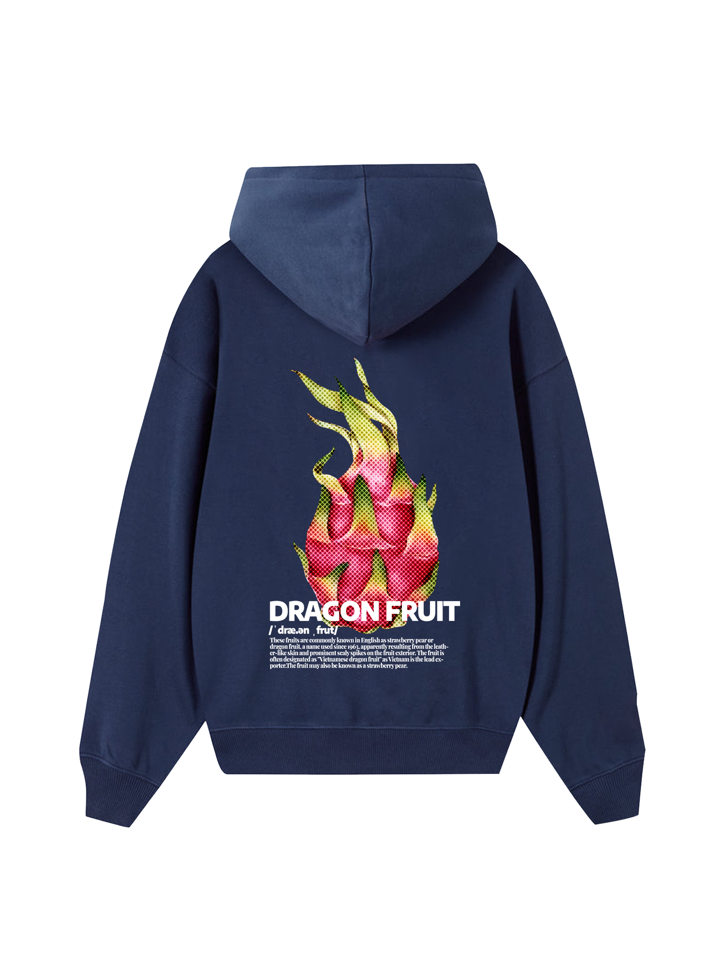 Tropical Dragon Fruit Retro Hoodie