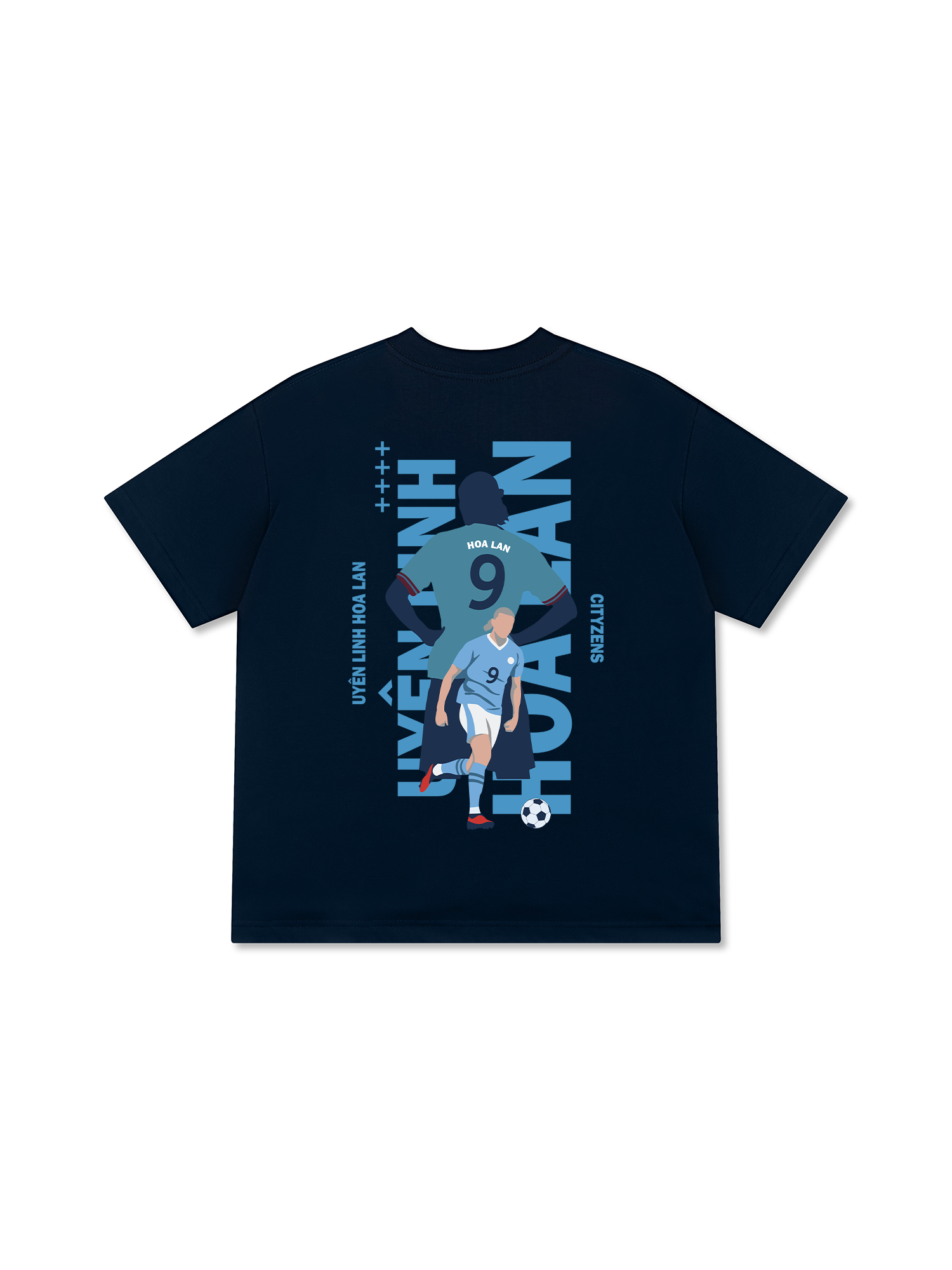Áo Thun Relaxed Fit Soccer Uyên Linh Hoa Lan