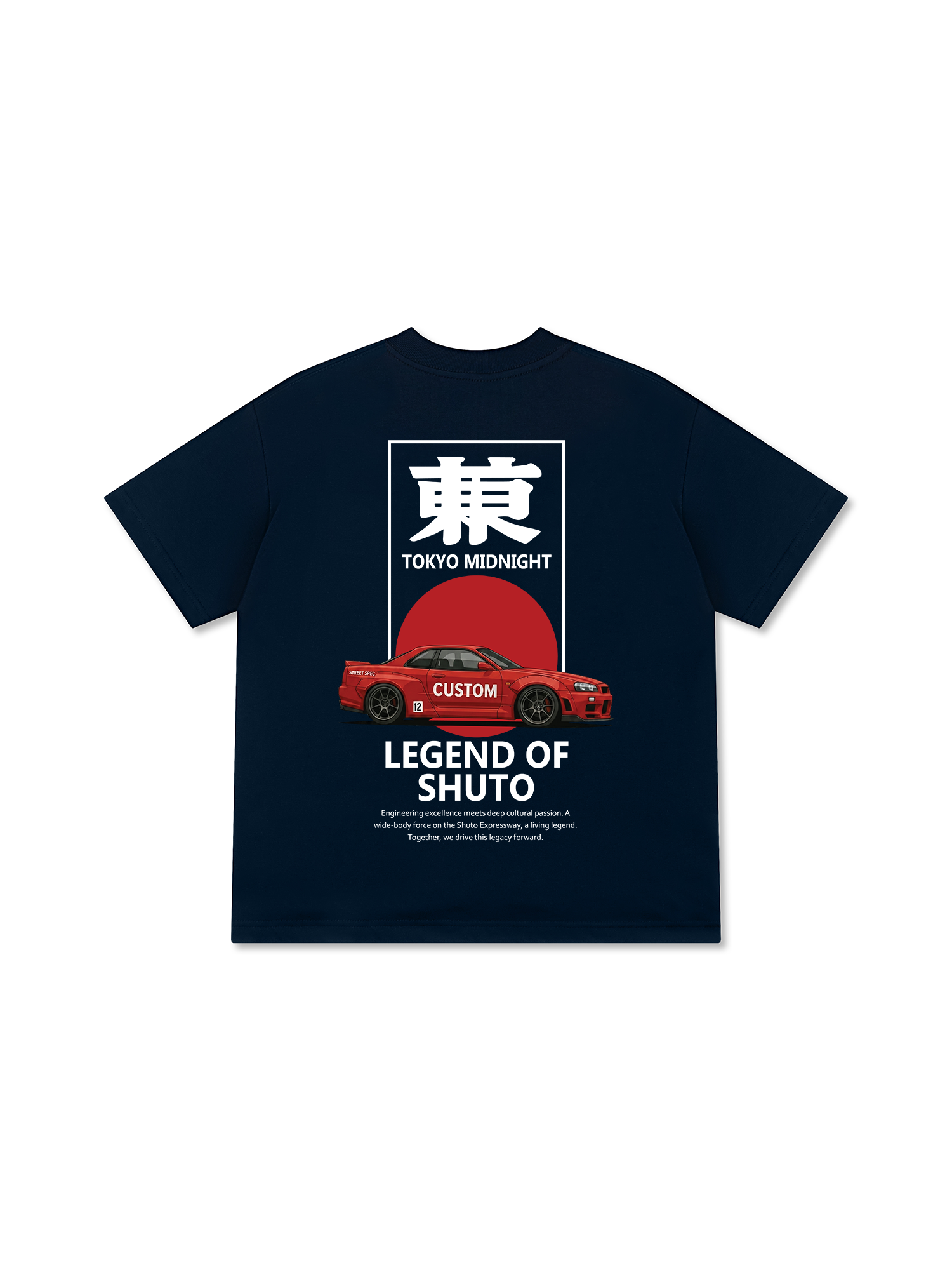 Áo Thun Relaxed Fit JDM Car Shuto Loop