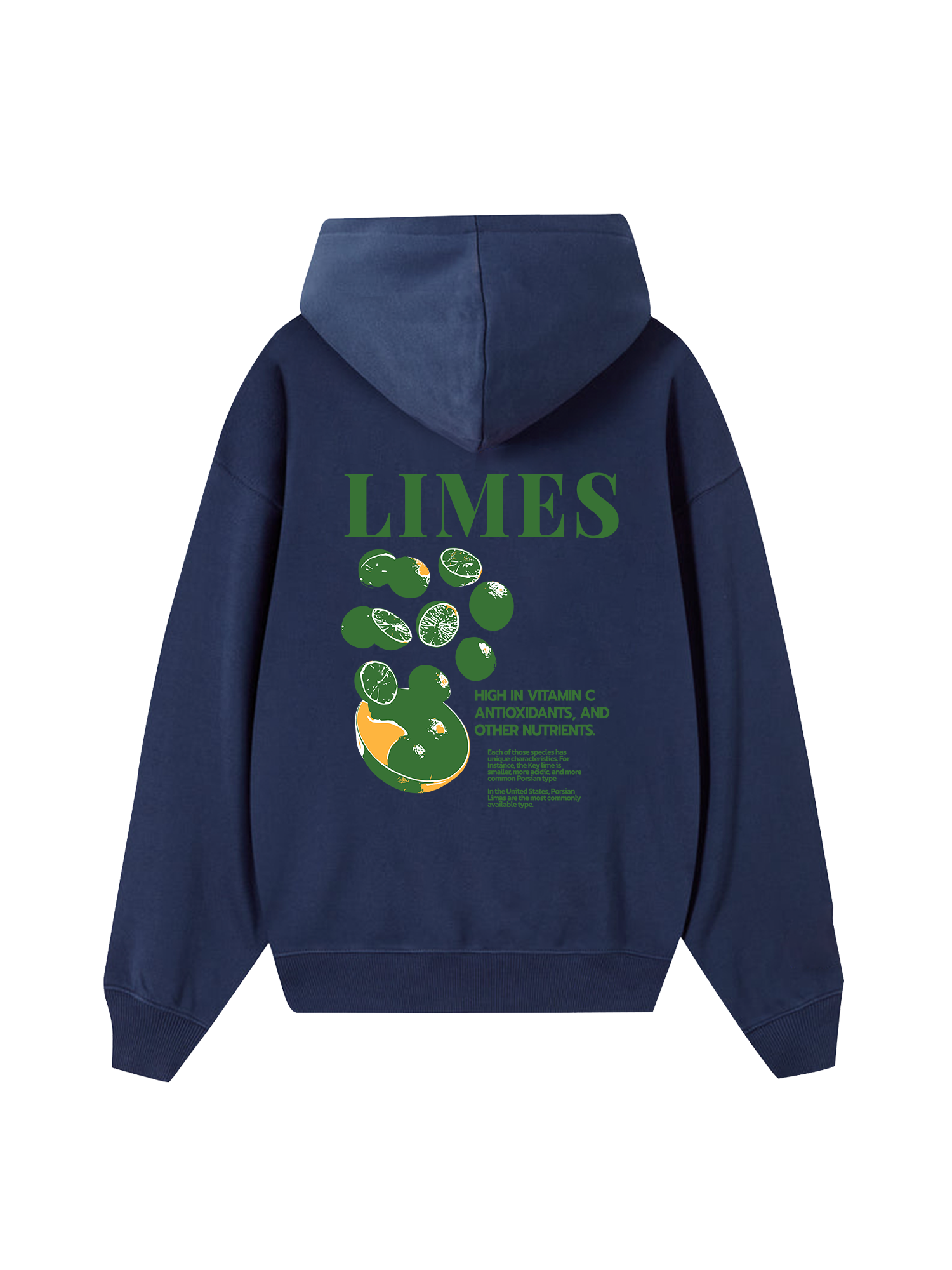 Tropical Bowl Of Limes Hoodie