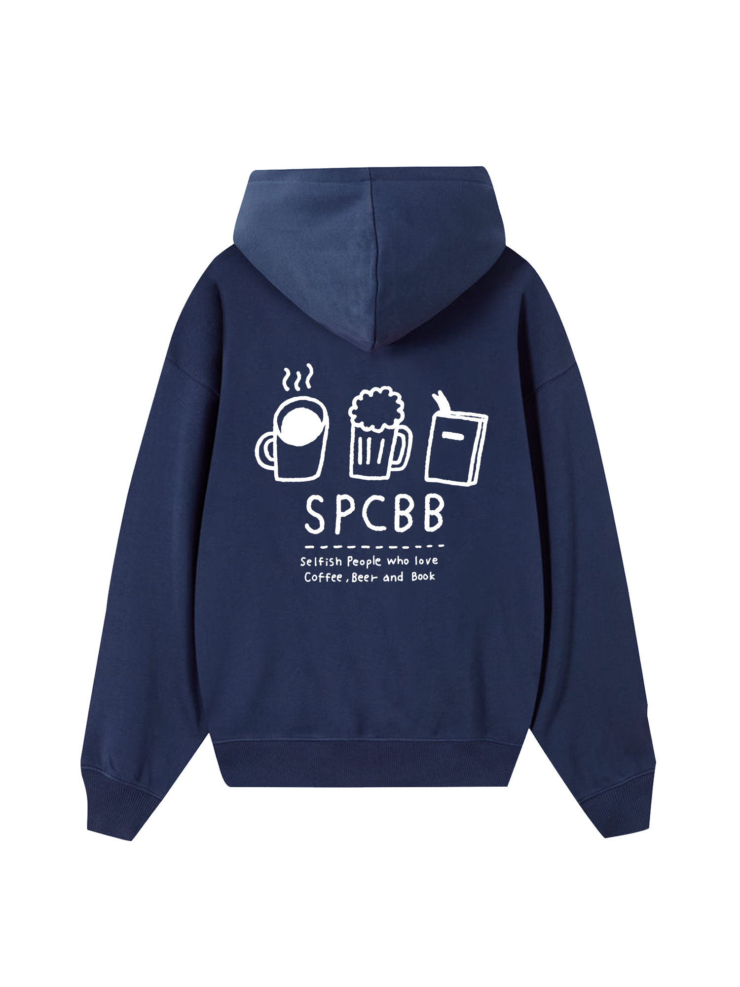 Selfish People Who Love Coffee Beer And Book Hoodie