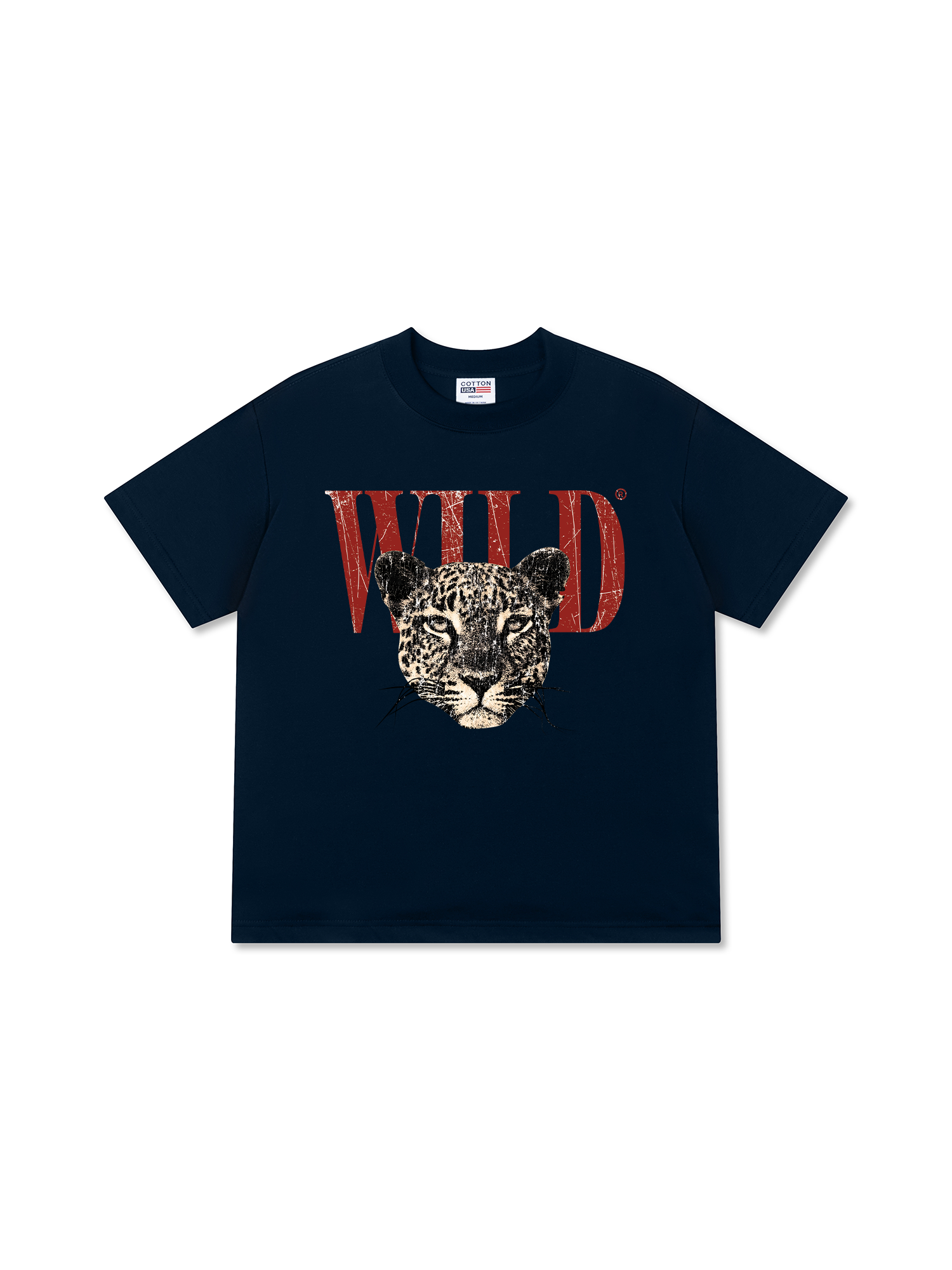 Áo Thun Relaxed Fit Urban Leopard Crimson Wild