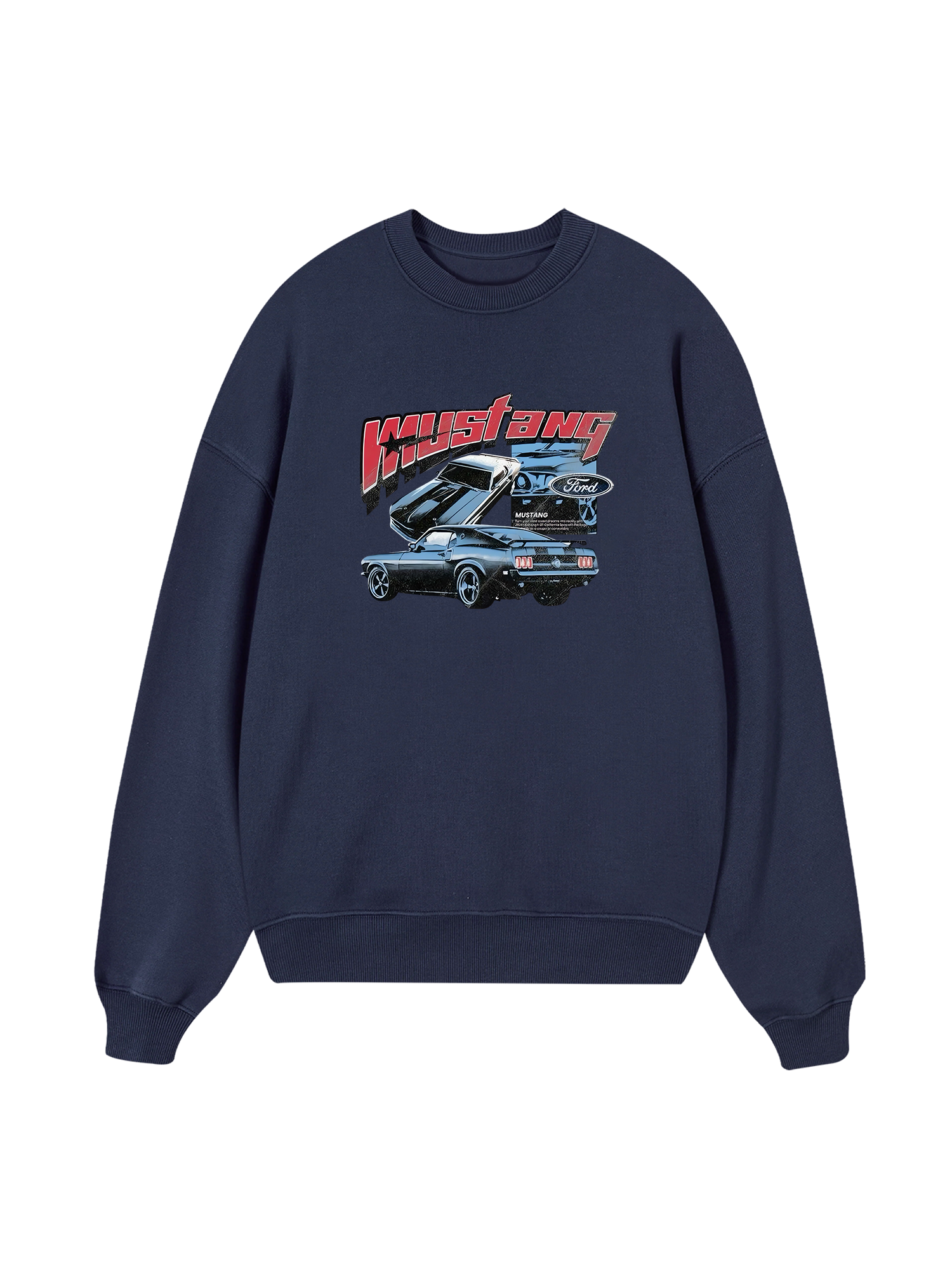 Ford Vintage Blue Sweater