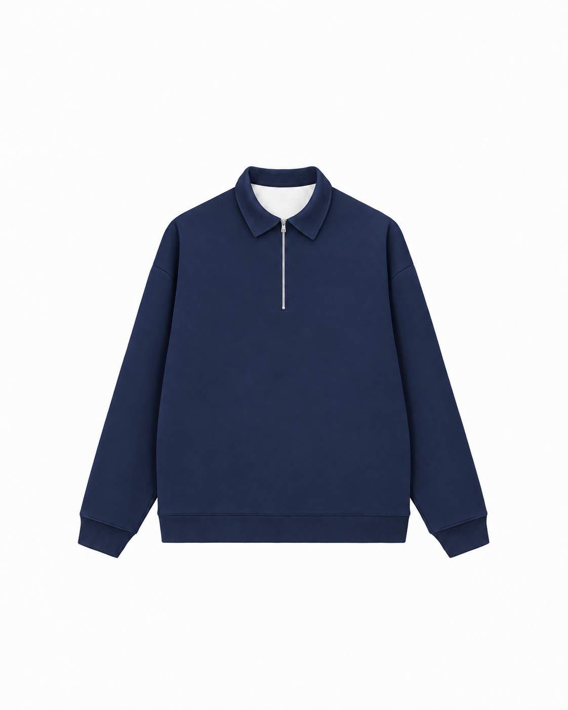 Áo Sweater Polo Nỉ Hai Da Cotton USA Basic