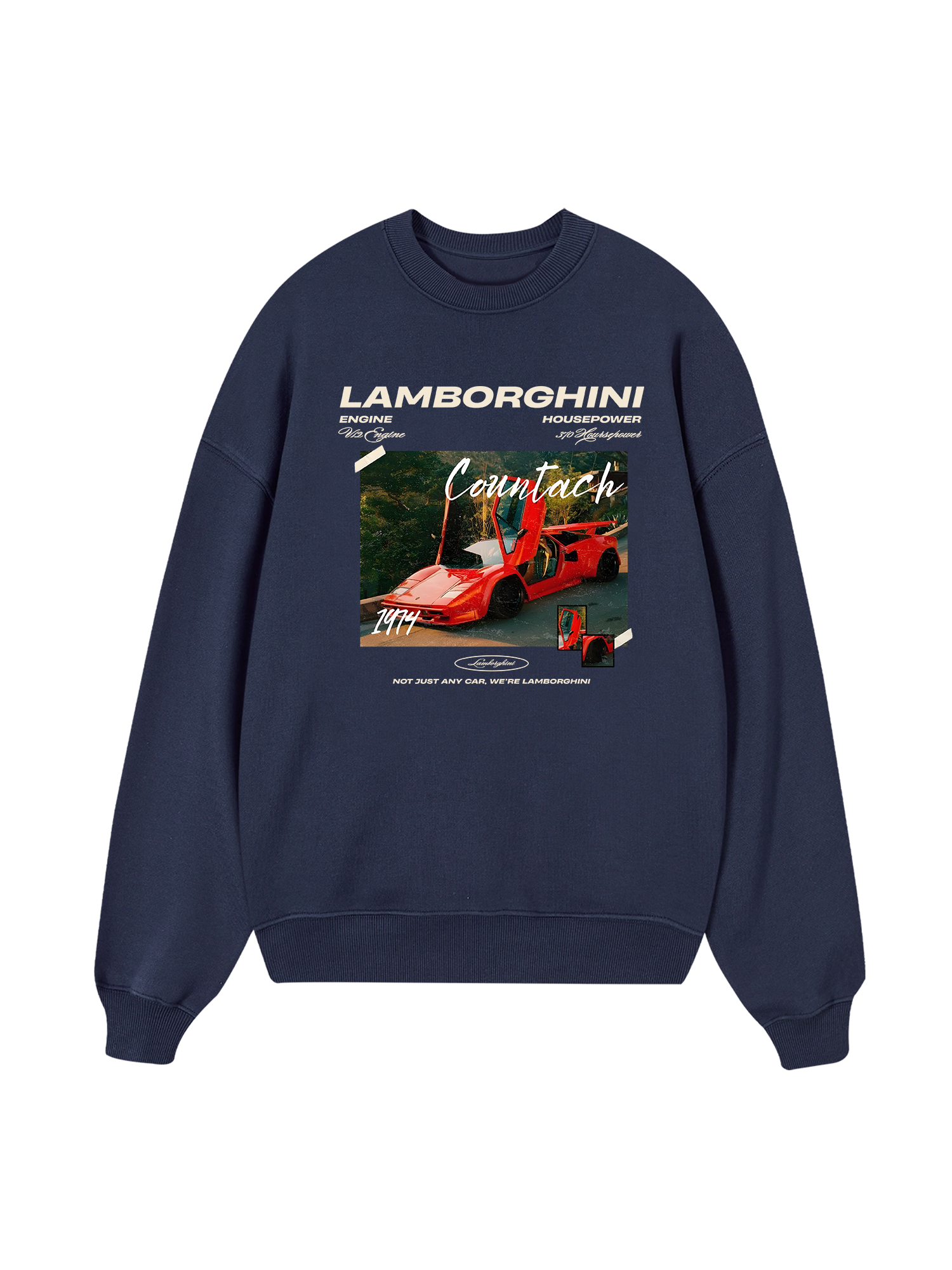 Lamborghini Red Countach Sweater