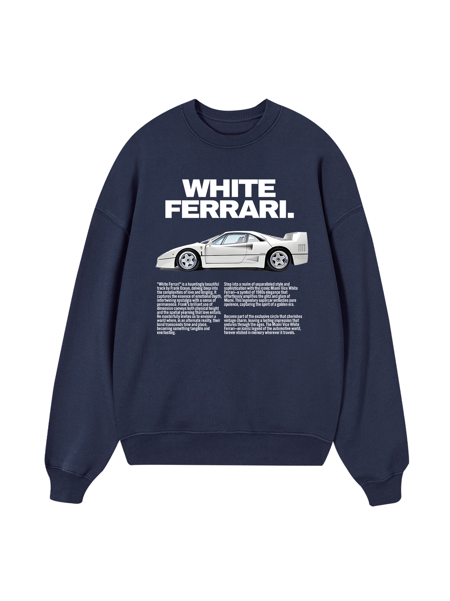 Ferrari White Brilliant Sweater