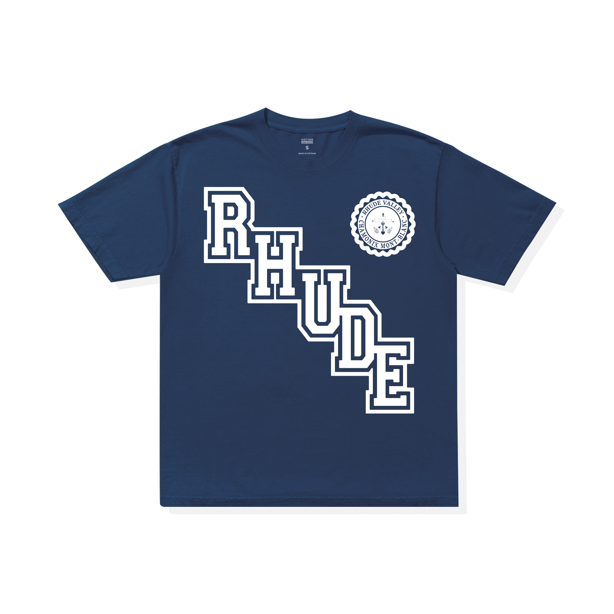 Áo Thun Oversize RHUDE COLLEGIATE CREST