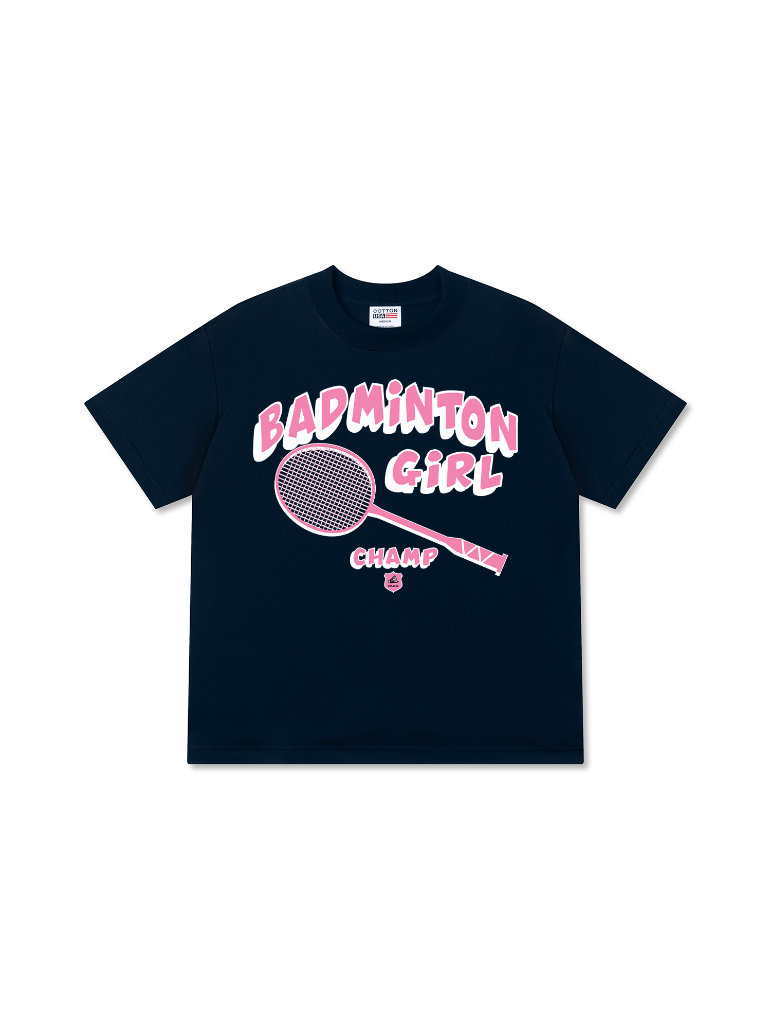 Áo Thun Relaxed Fit Badminton Girl