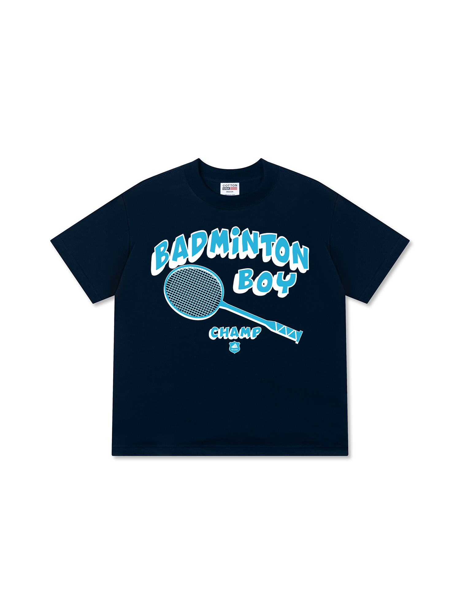 Áo Thun Relaxed Fit Badminton Boy