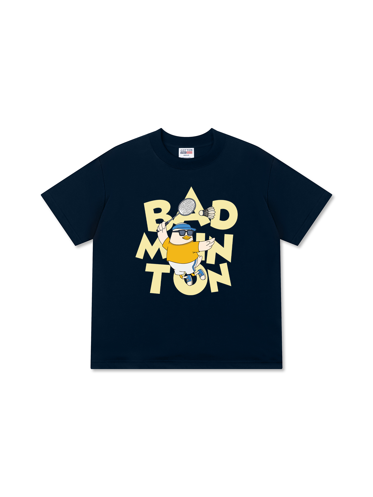 Áo Thun Relaxed Fit Badminton Duck