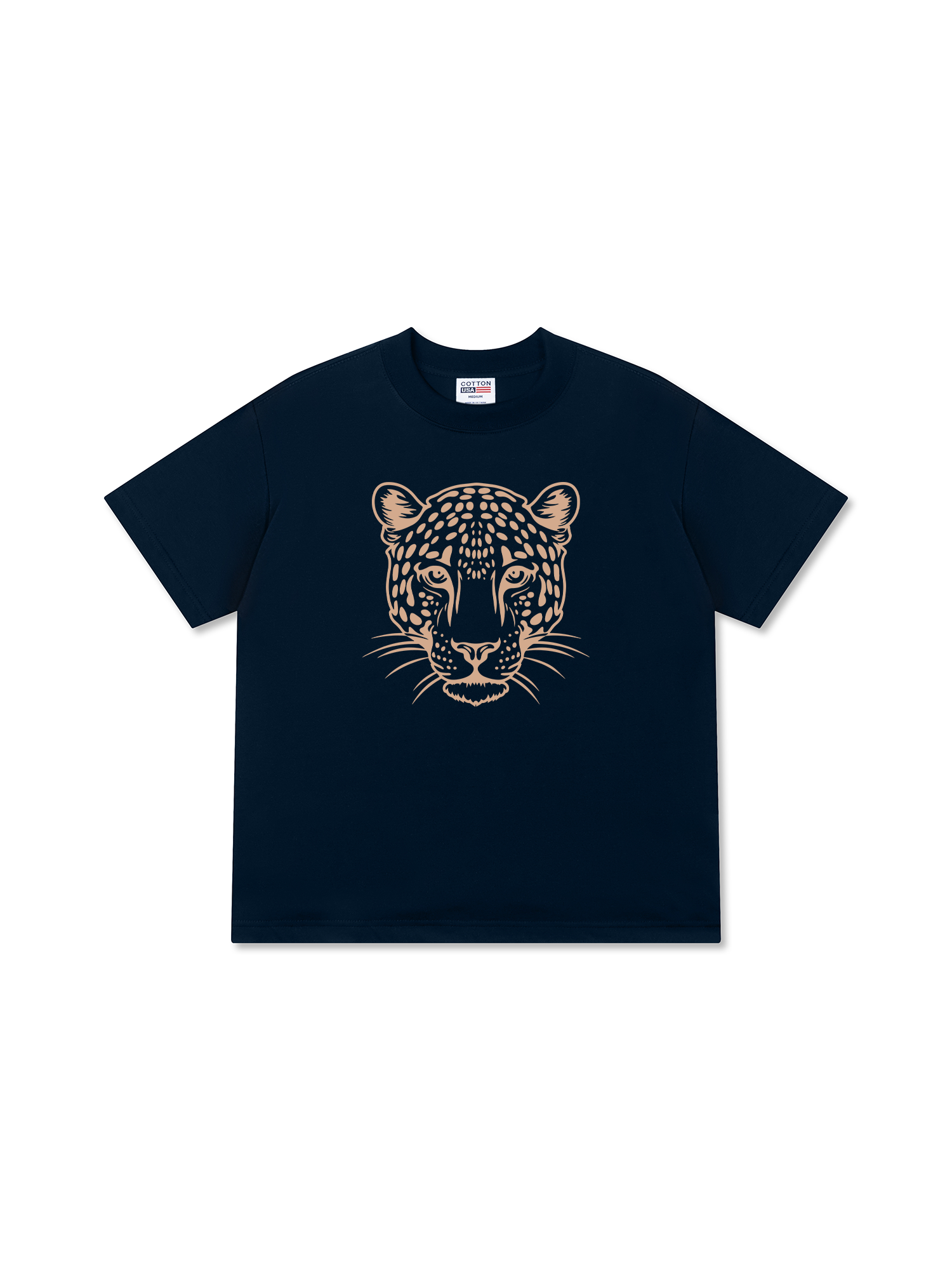 Áo Thun Relaxed Fit Urban Leopard Feline Face