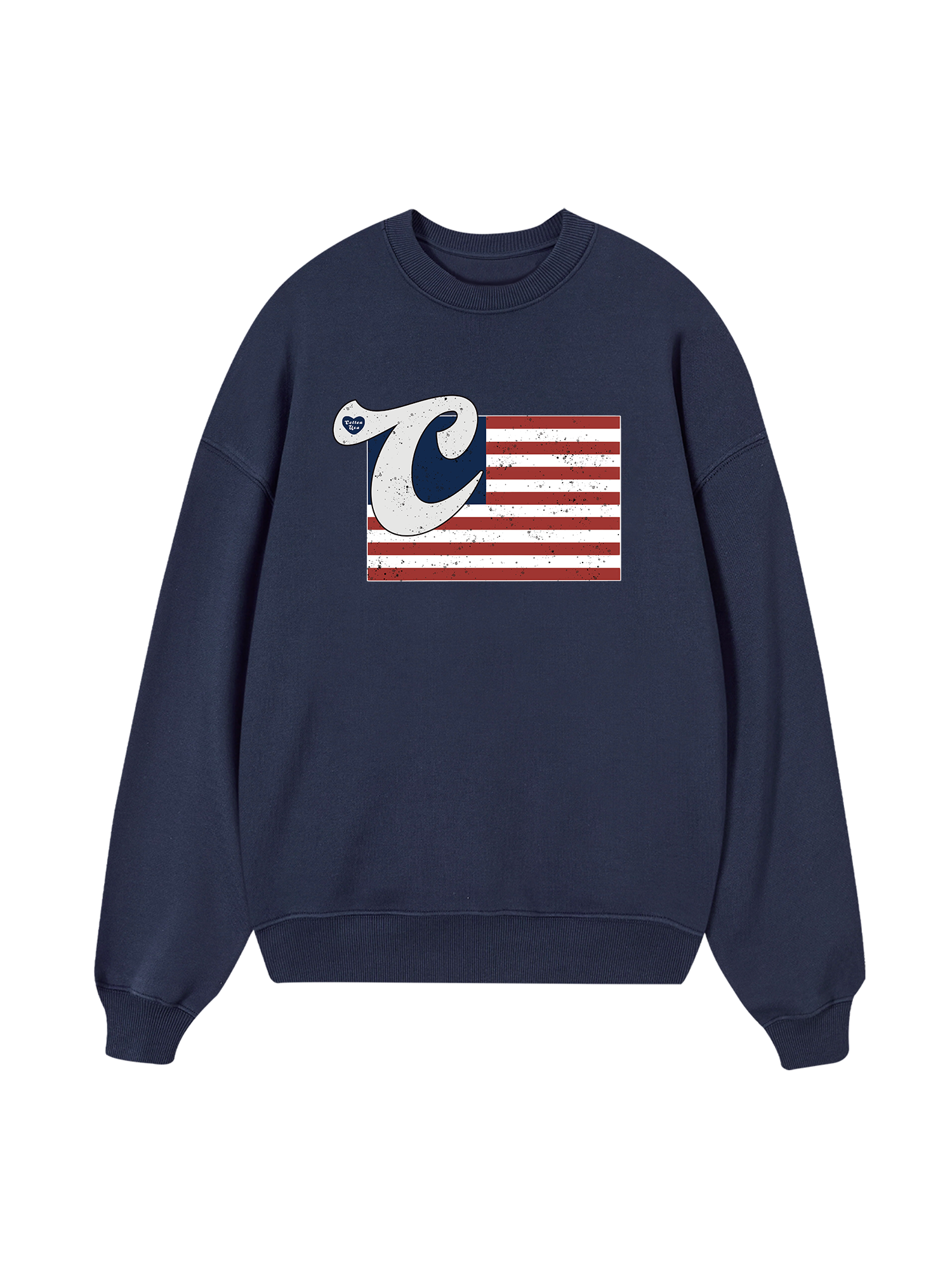 USA Vintage Flag Sweater