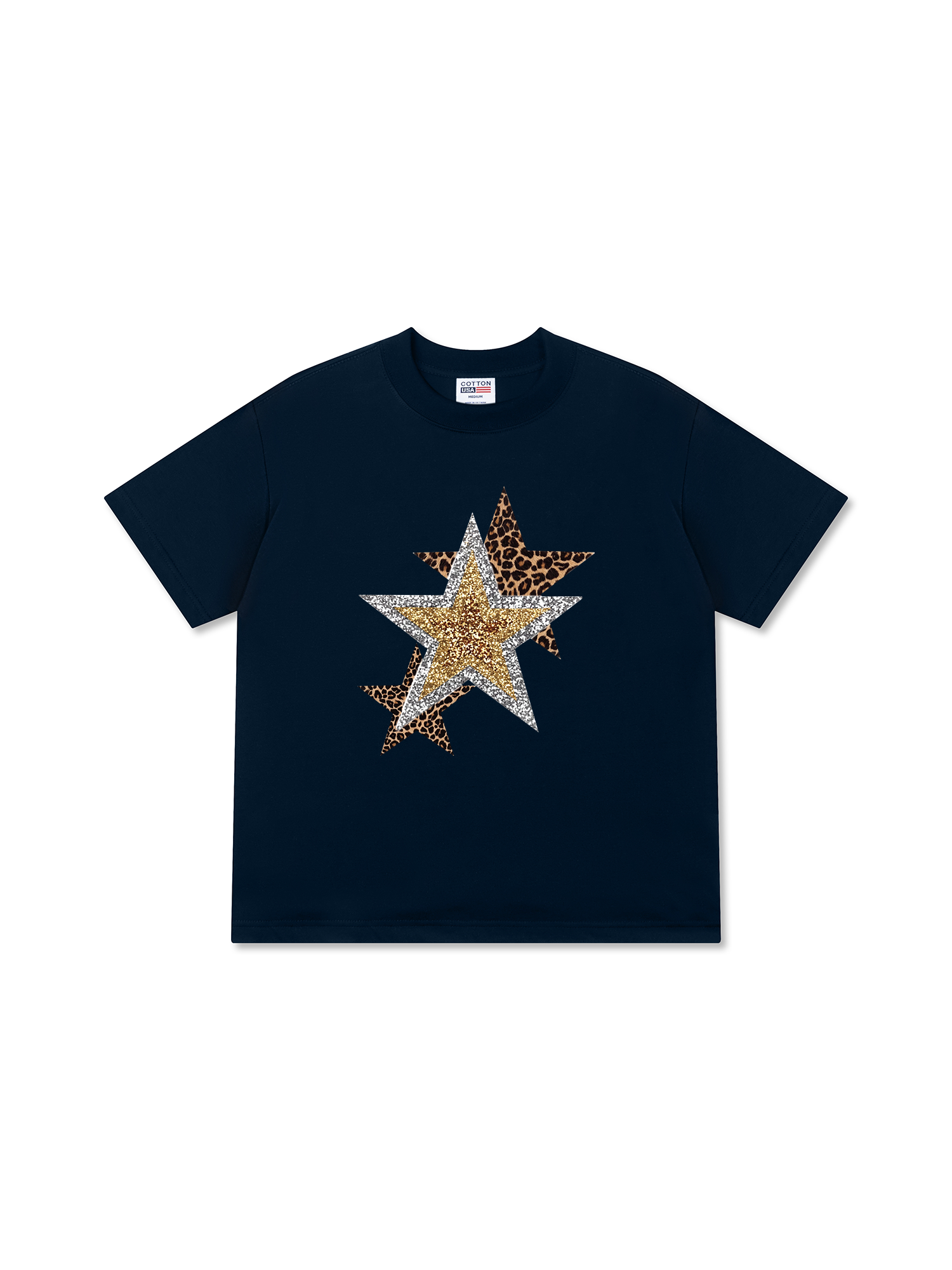 Áo Thun Relaxed Fit Urban Leopard Metallic Savage Stars