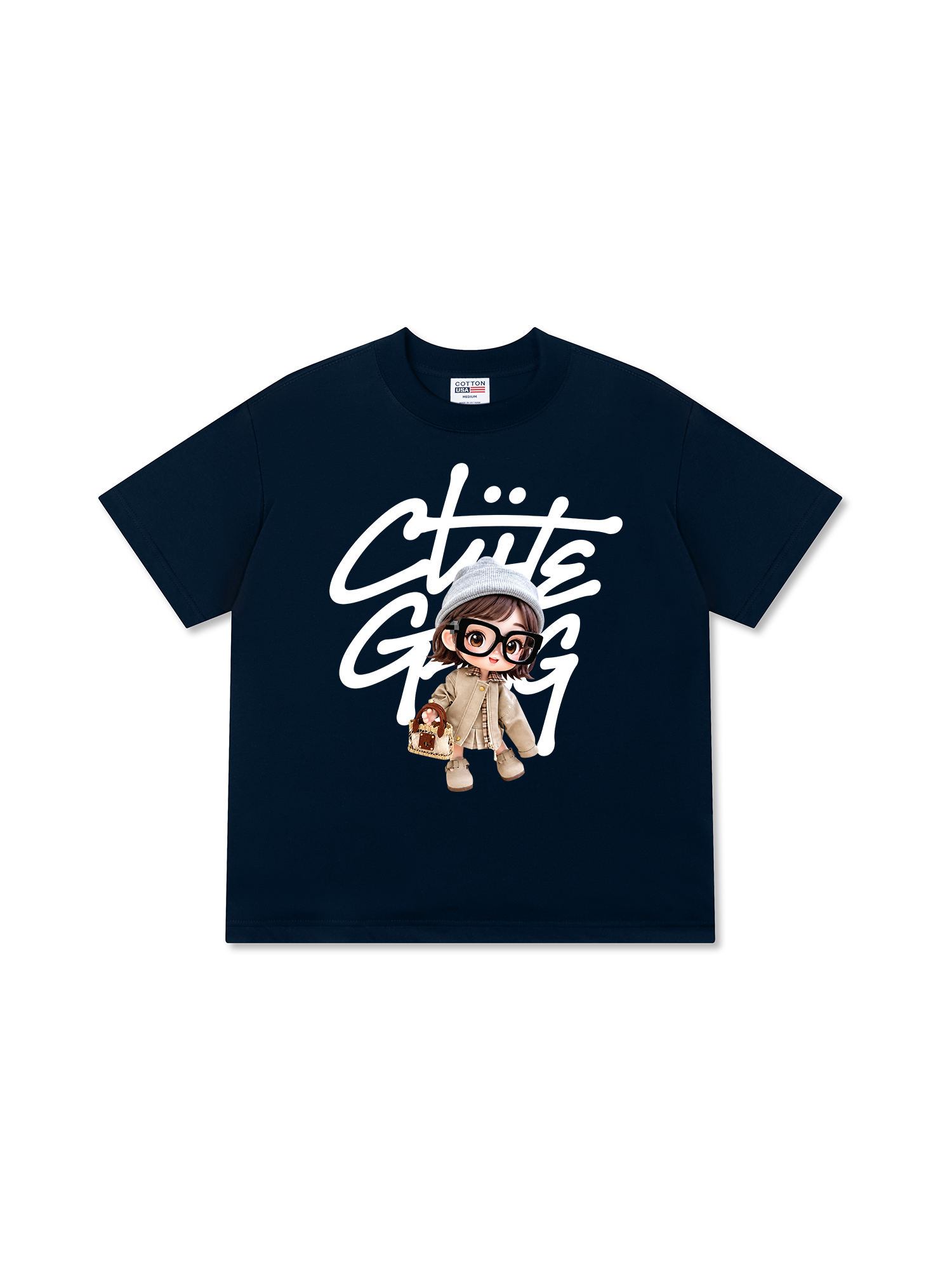 Áo Thun Relaxed Fit Cute Gang