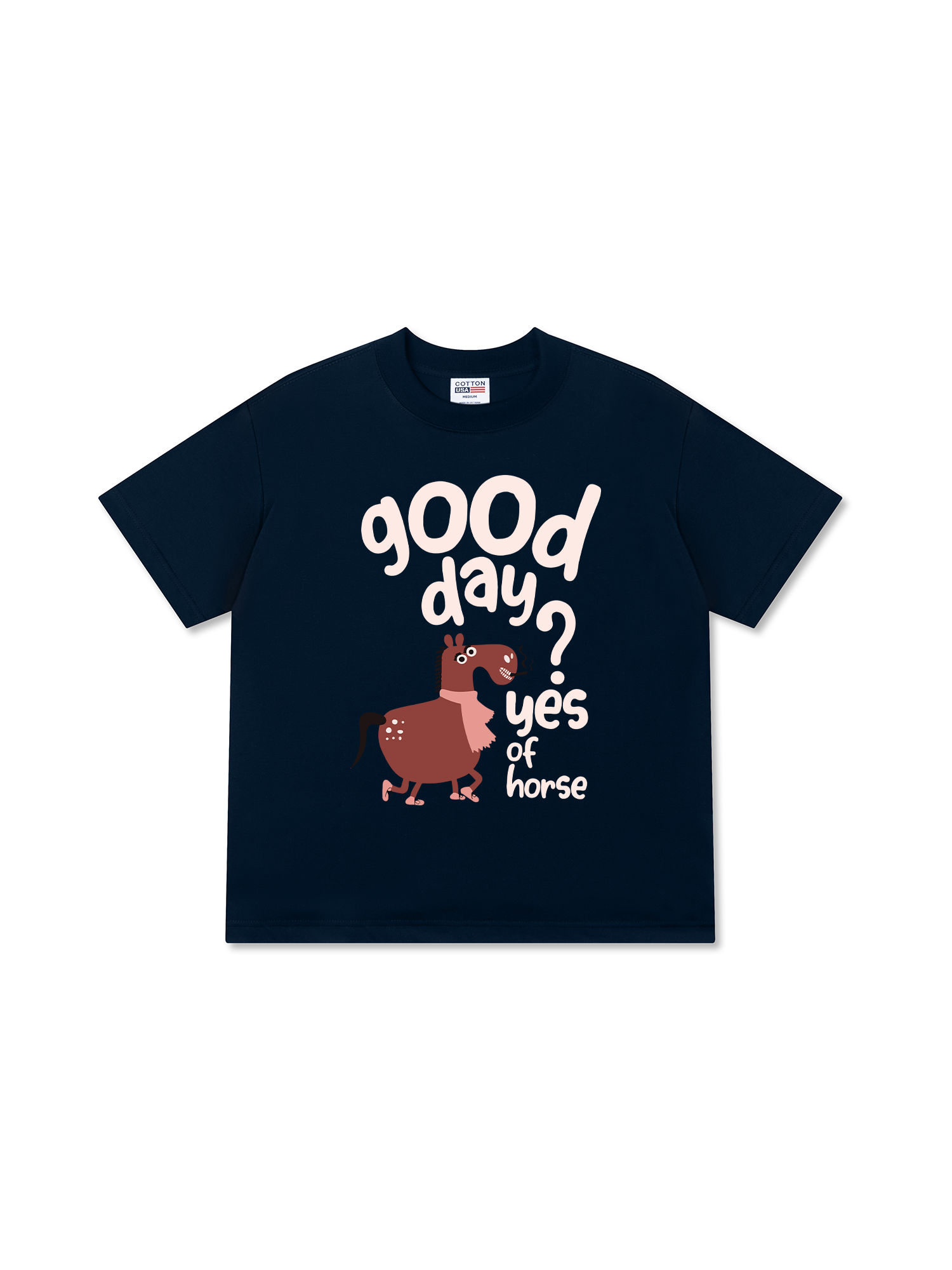 Áo Thun Relaxed Fit Farm Good Day Yes Of Horse