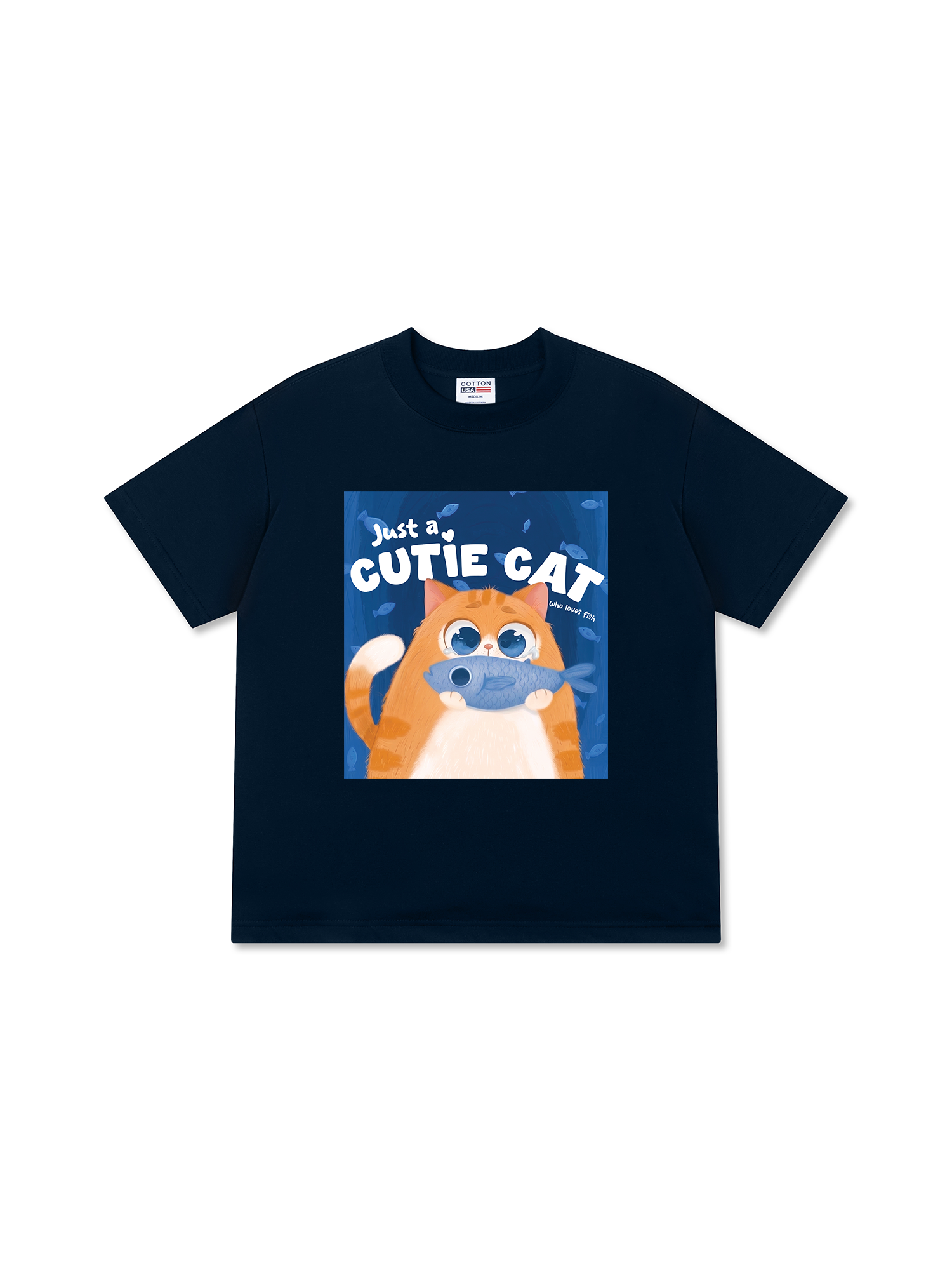 Áo Thun Relaxed Fit Soft Paw Just A Cat