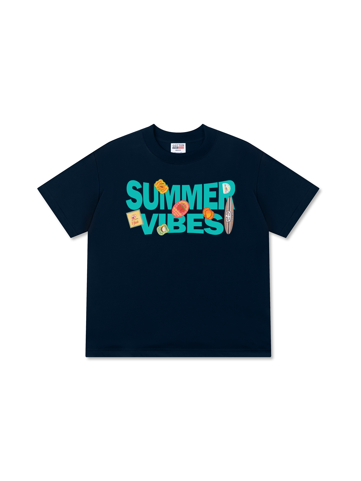 Áo Thun Relaxed Fit Tropical Summer Vibes