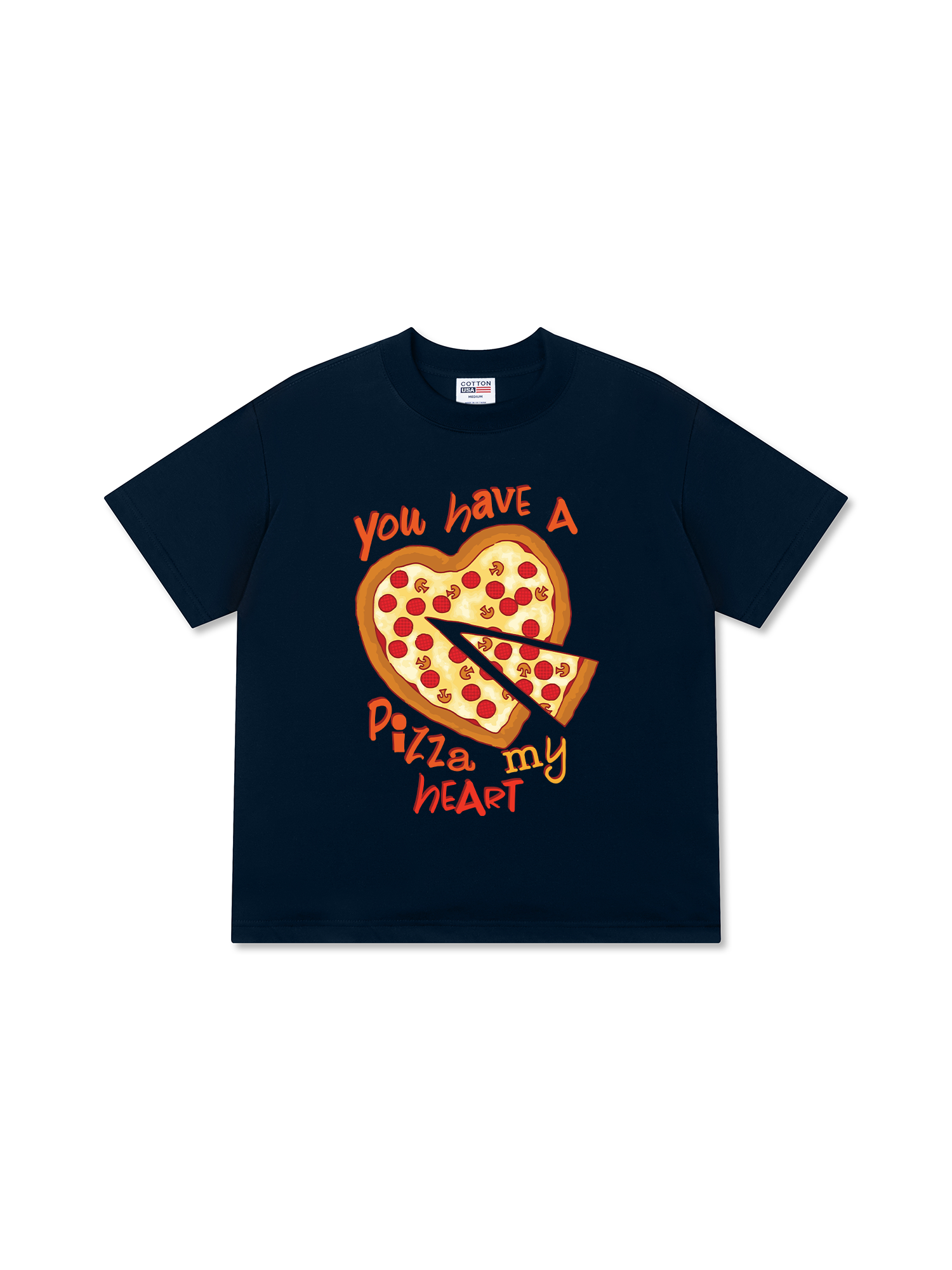 Áo Thun Relaxed Fit Yumy Mood You Have A Pizza