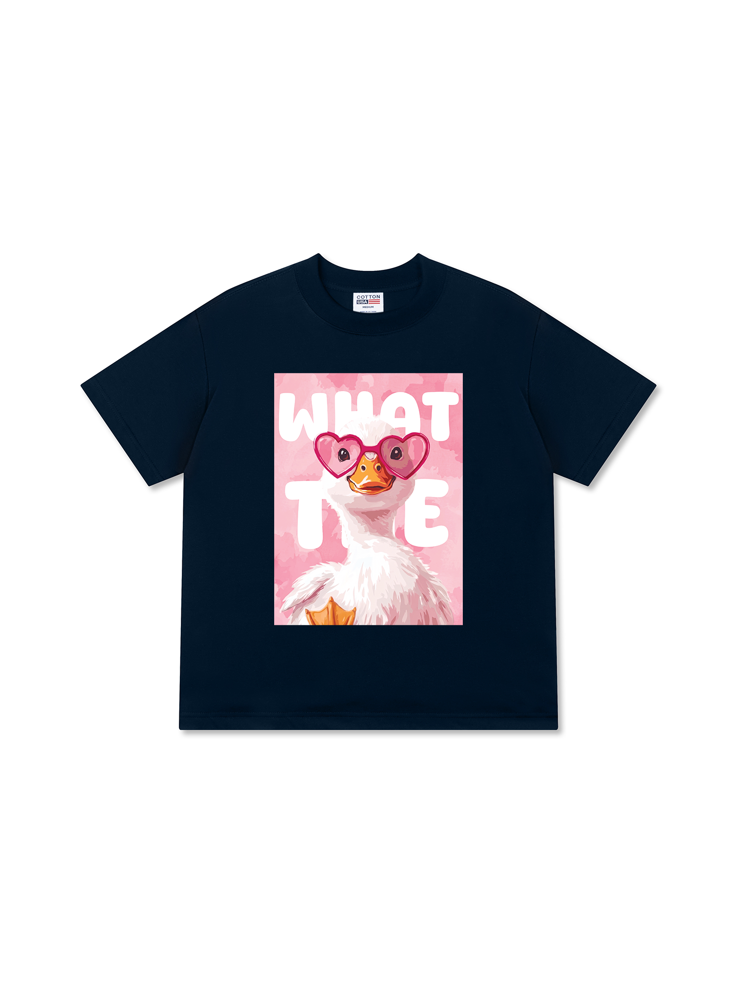 Áo Thun Relaxed Fit Farm What The Duck Pink