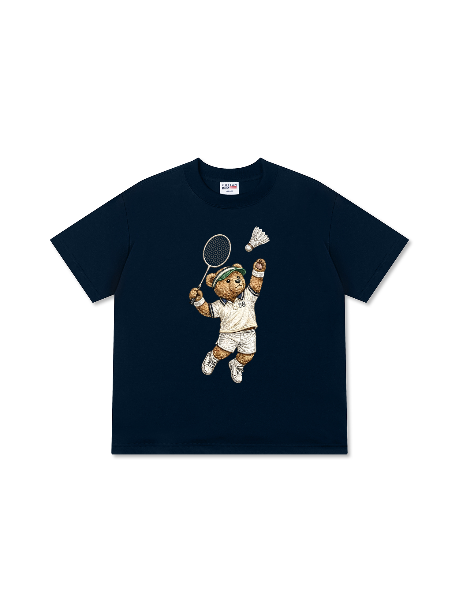 Áo Thun Relaxed Fit Badminton Teddy 88