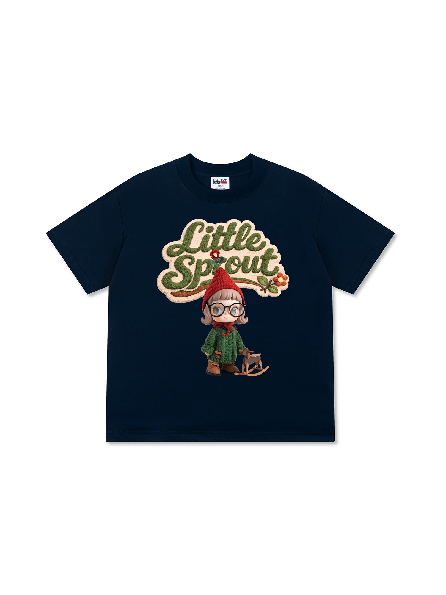 Áo Thun Relaxed Fit Cute Gang Little Sprout