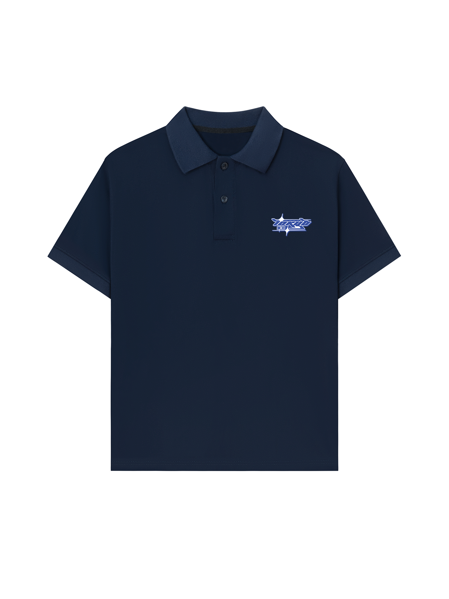 Áo Polo Relaxed Fit City Tokyo Blue