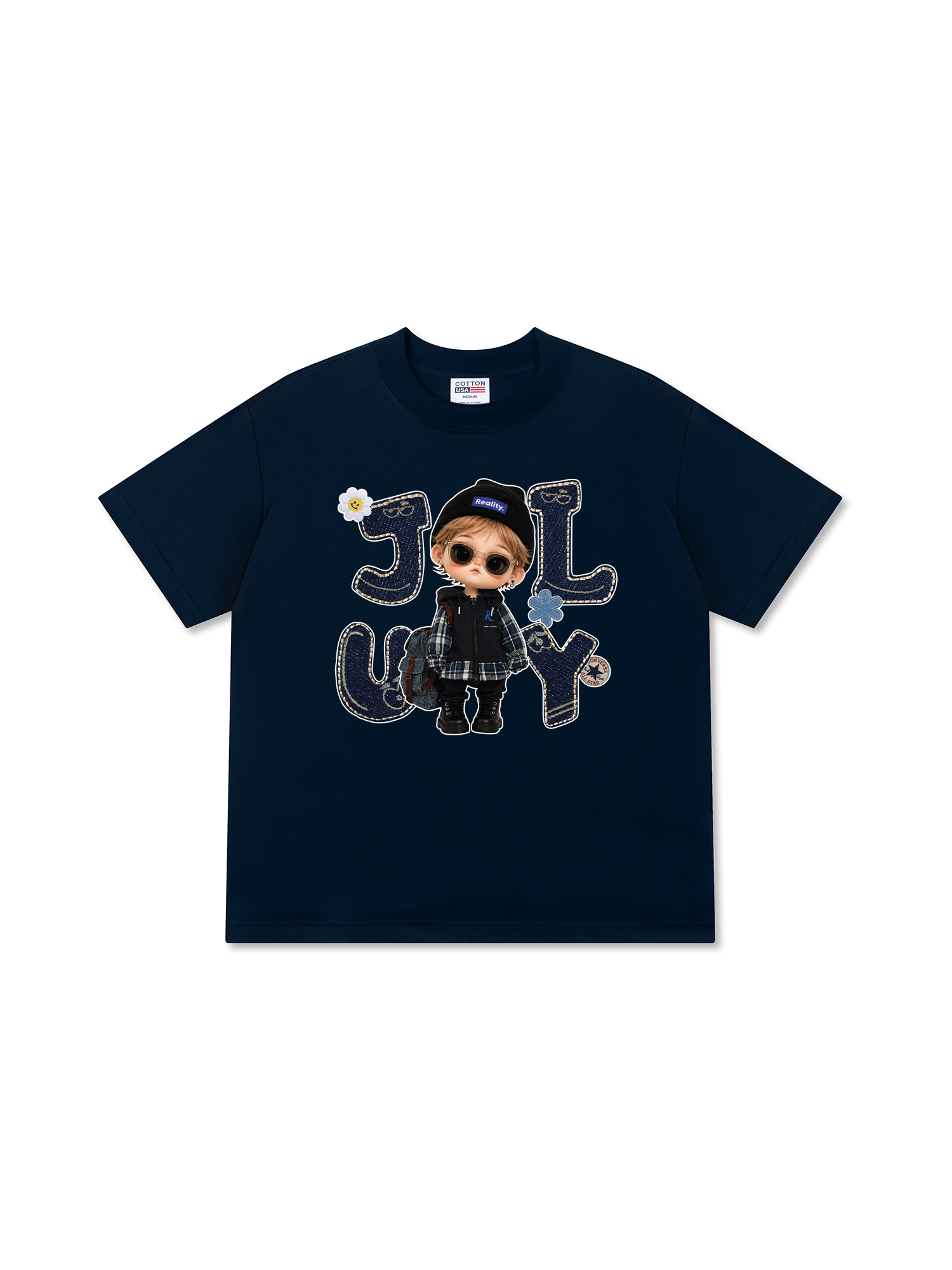 Áo Thun Relaxed Fit Cute Gang July
