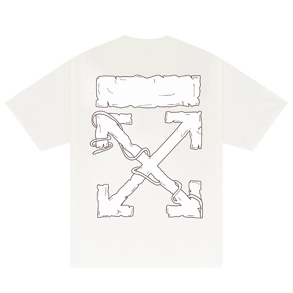 Off White Ancient Stone Slab T-Shirt