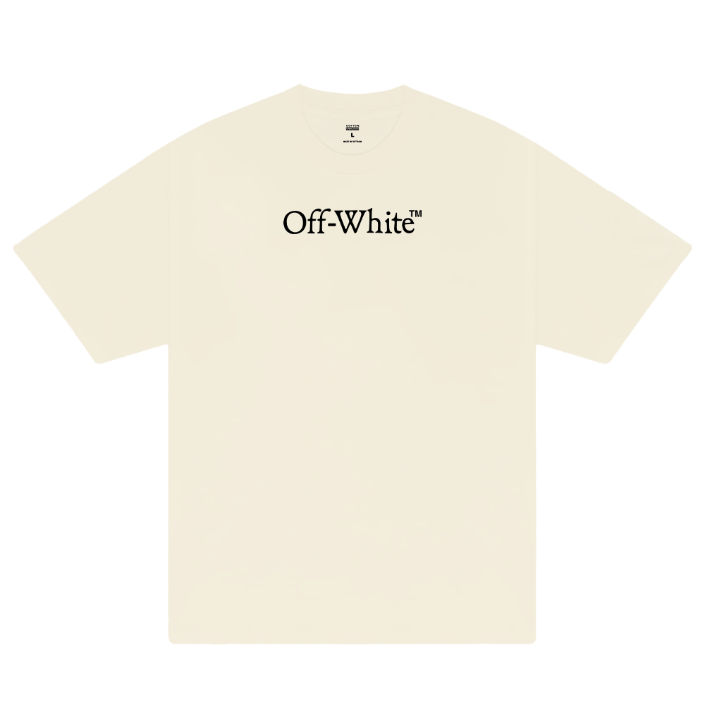 Off White Basic Typo T-Shirt