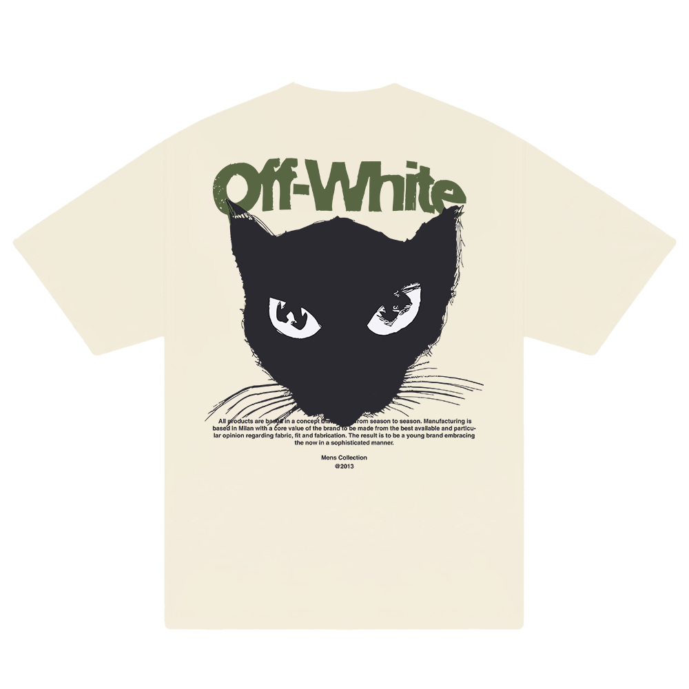 Off White Cat Over Skate T-Shirt