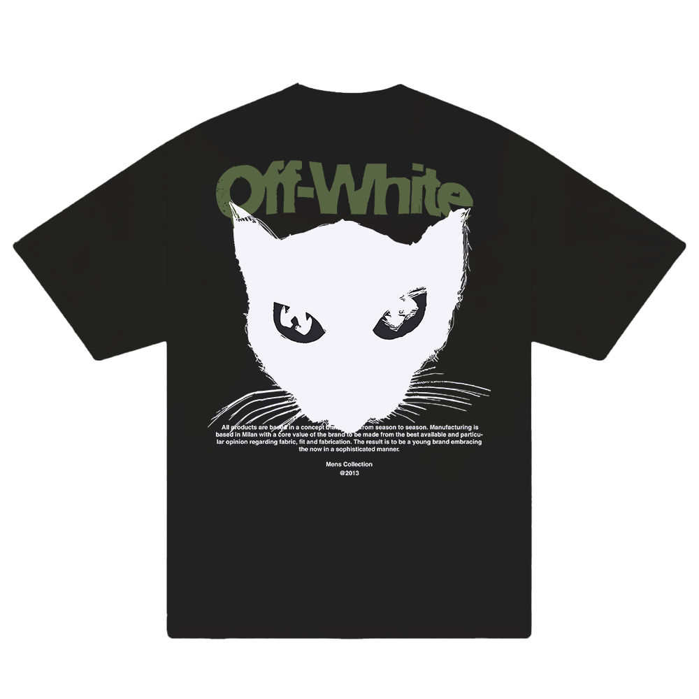 Off White Cat Over Skate T-Shirt