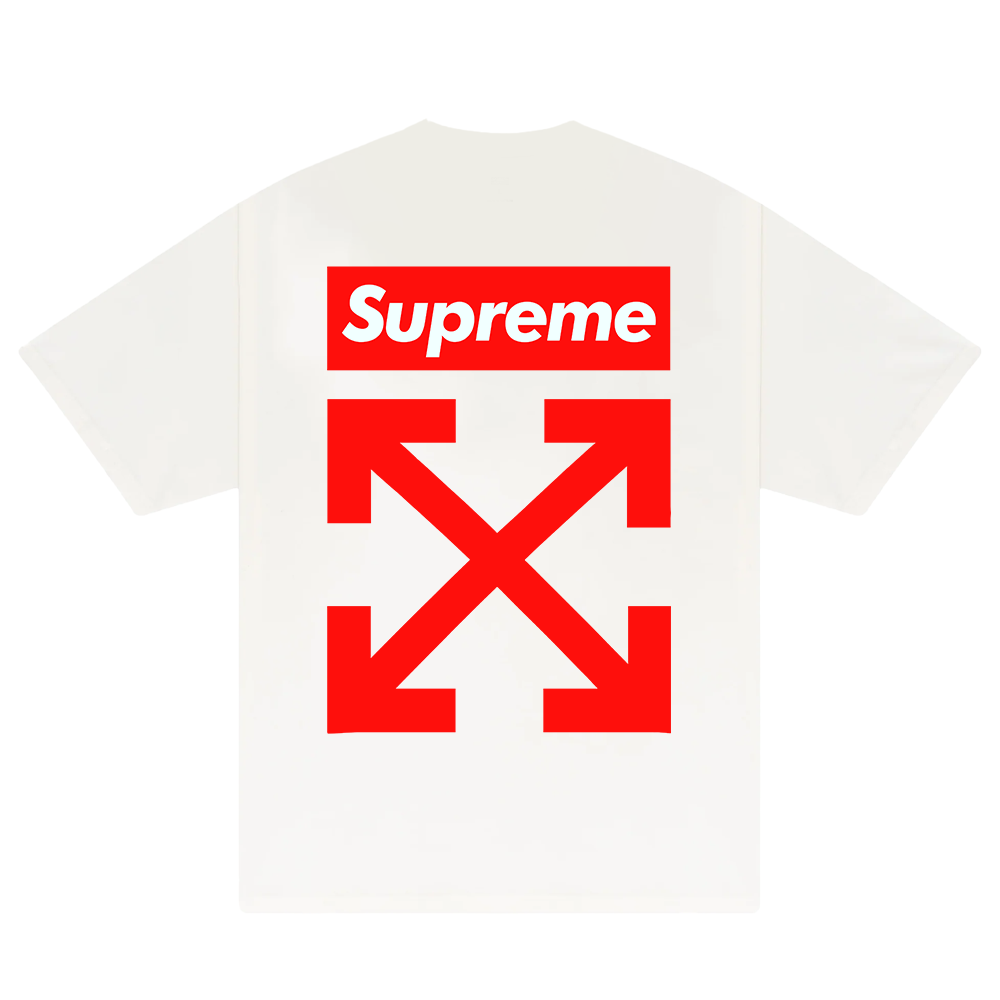 Off White Collab Supreme T Shirt