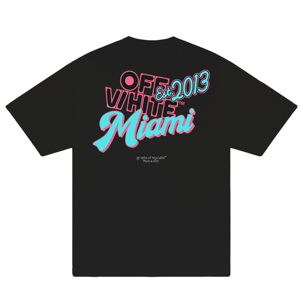 Off White Cyan Miami T-Shirt