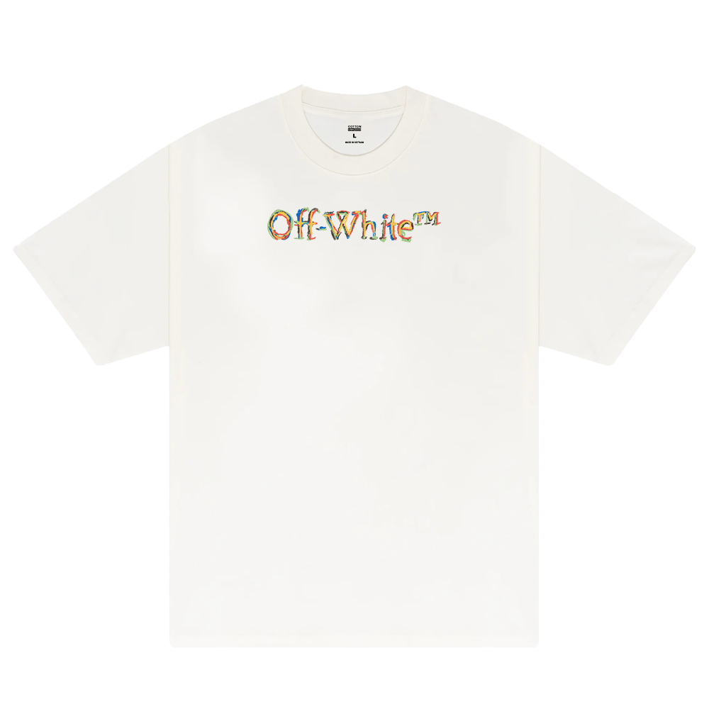 Off White Logo Sketch Crewneck T-Shirt