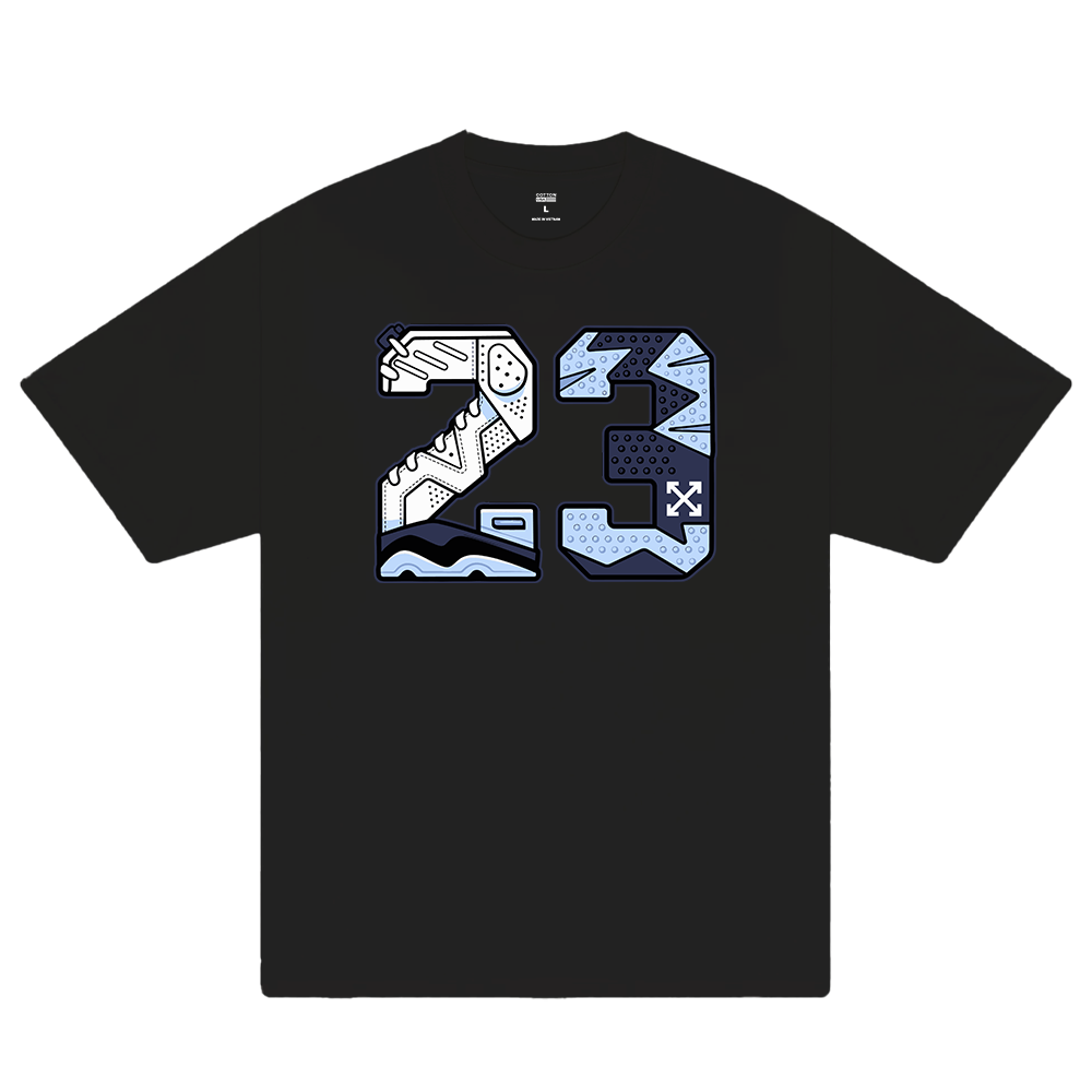 Off White Navy Jordan 23 T-Shirt