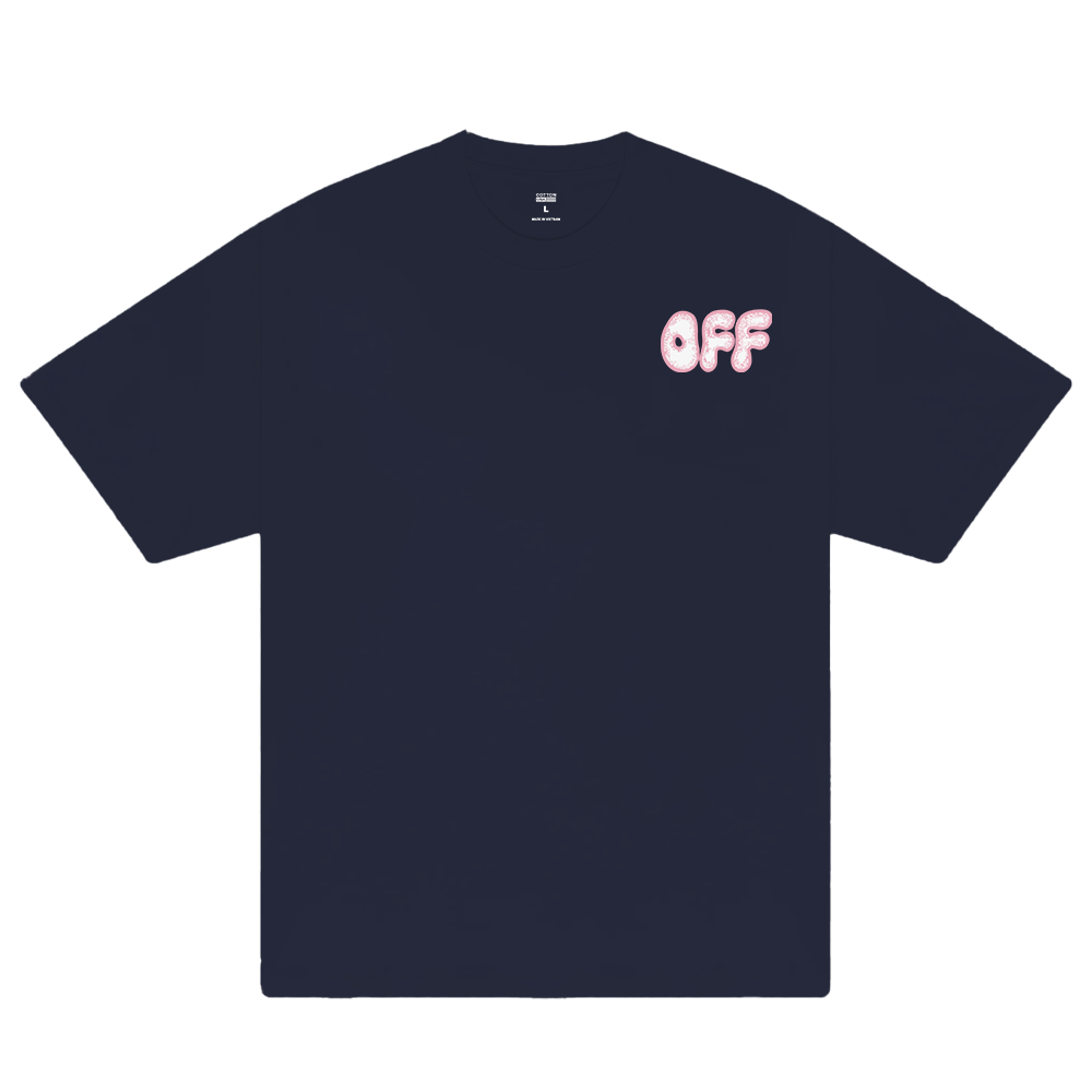 Off White Pink Purl T-Shirt