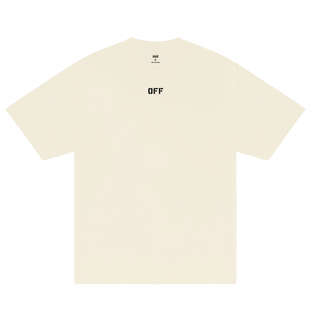 Off White Stamp Rib Shaped T-Shirt