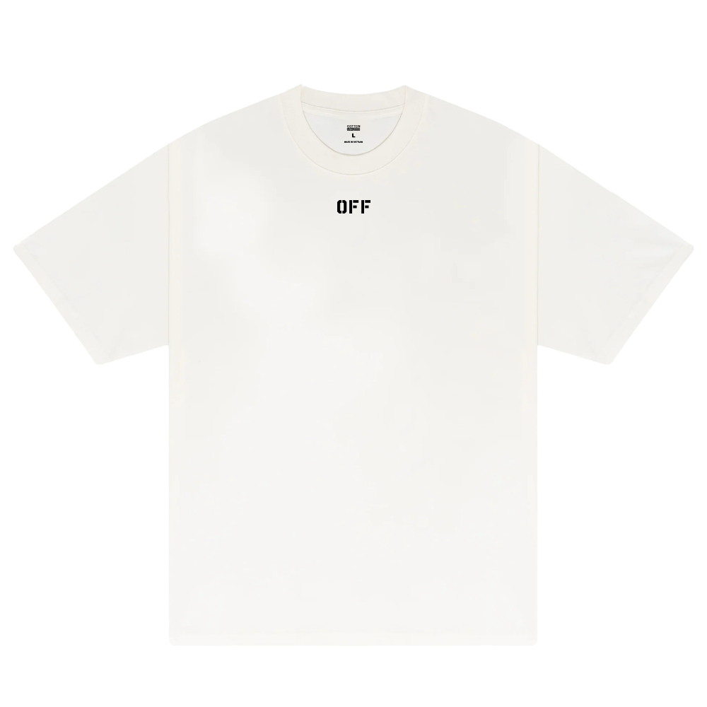 Off White Stamp Rib Shaped T-Shirt