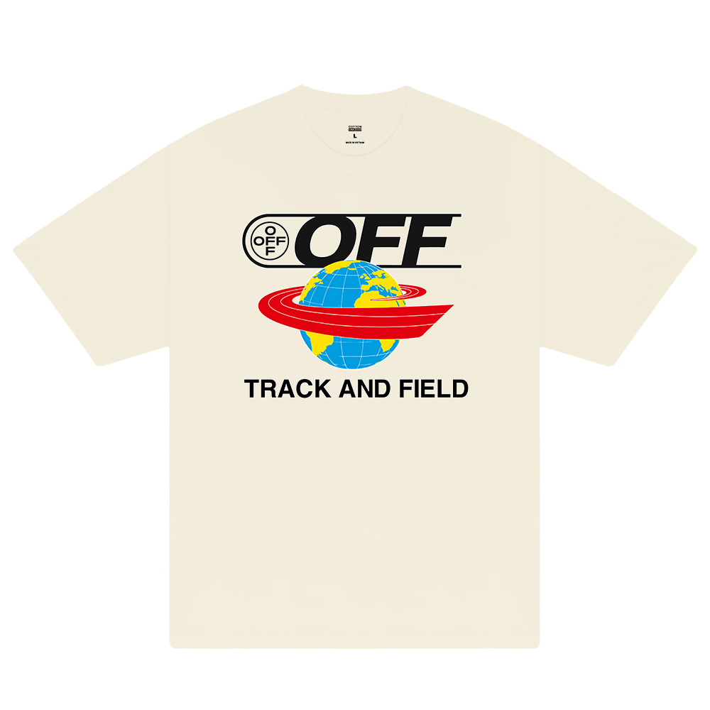 Off White Track And Field T-Shirt