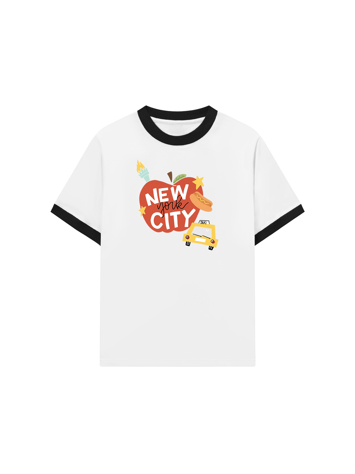 Áo Thun Ringer Relaxed Fit City New York