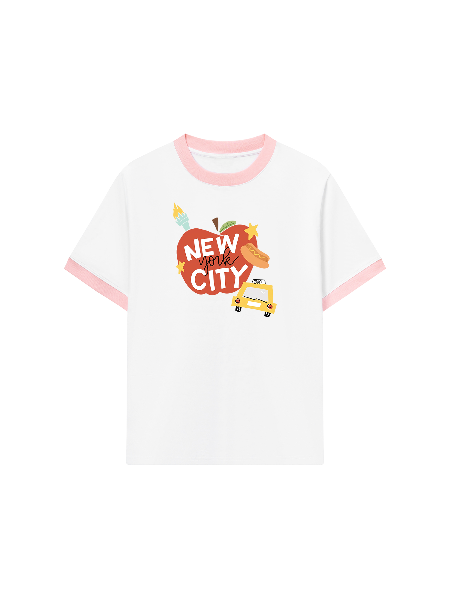 Áo Thun Ringer Relaxed Fit City New York