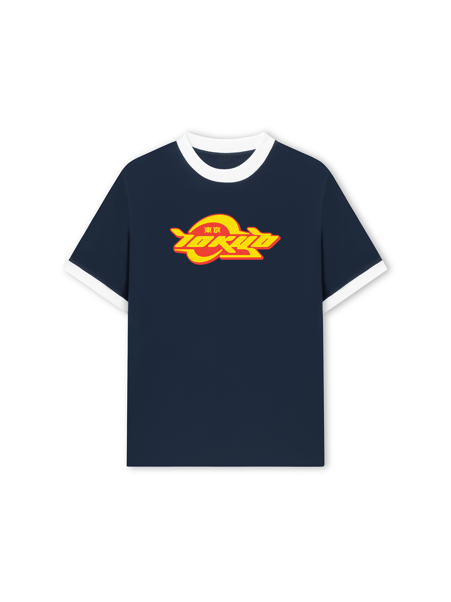 Áo Thun Ringer Relaxed Fit City Tokyo Yellow