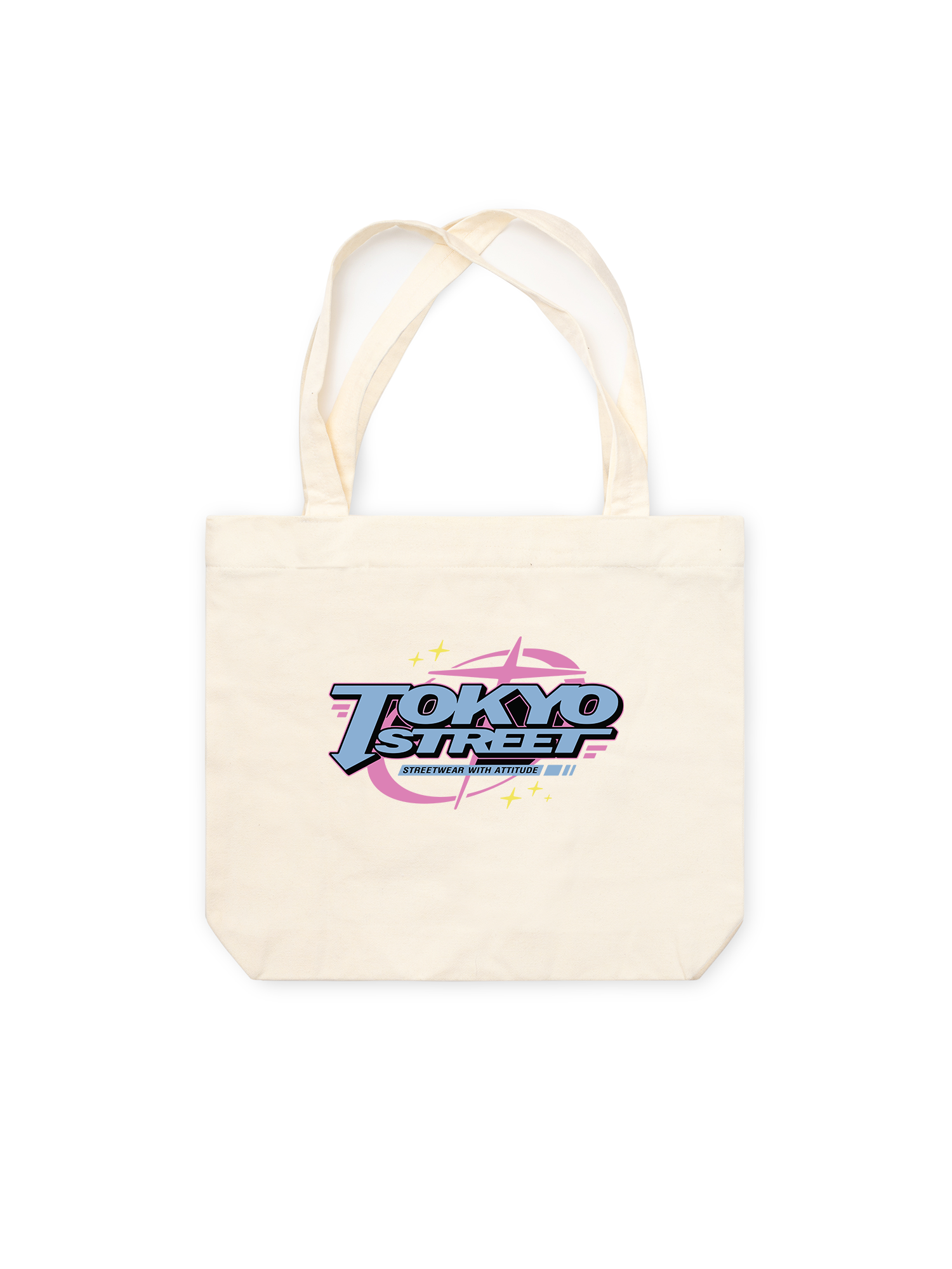 Túi Tote City Tokyo Streetwear With Atitude Blue