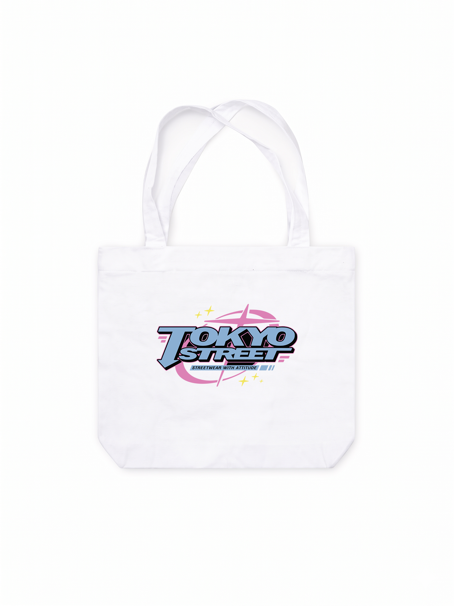 Túi Tote City Tokyo Streetwear With Atitude Blue