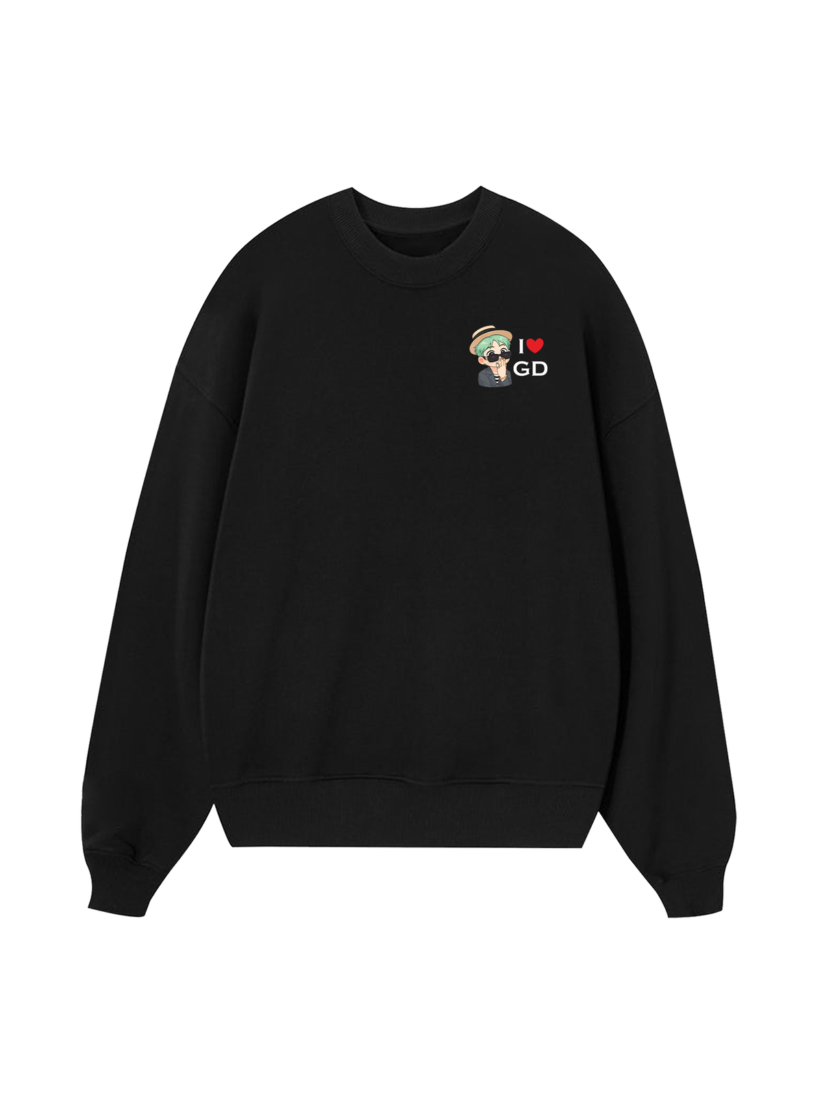 Idol G Dragon Chibi I Love GD Sweater
