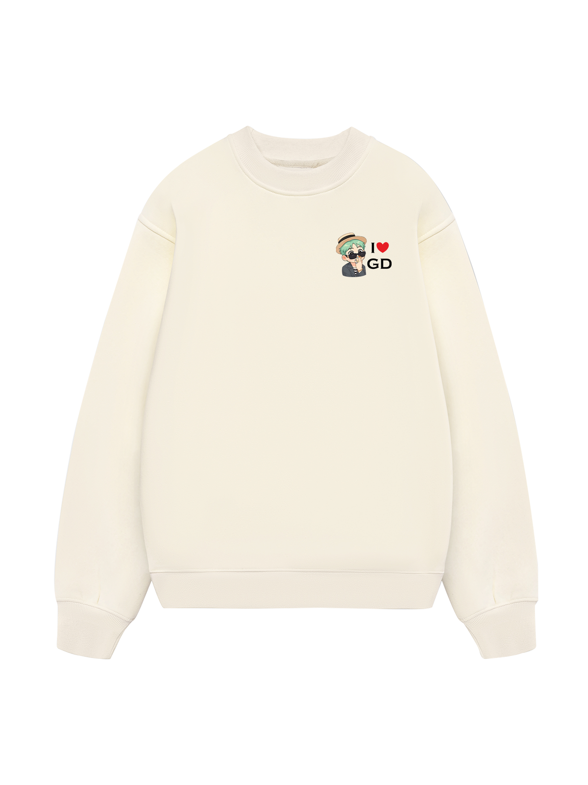 Idol G Dragon Chibi I Love GD Sweater